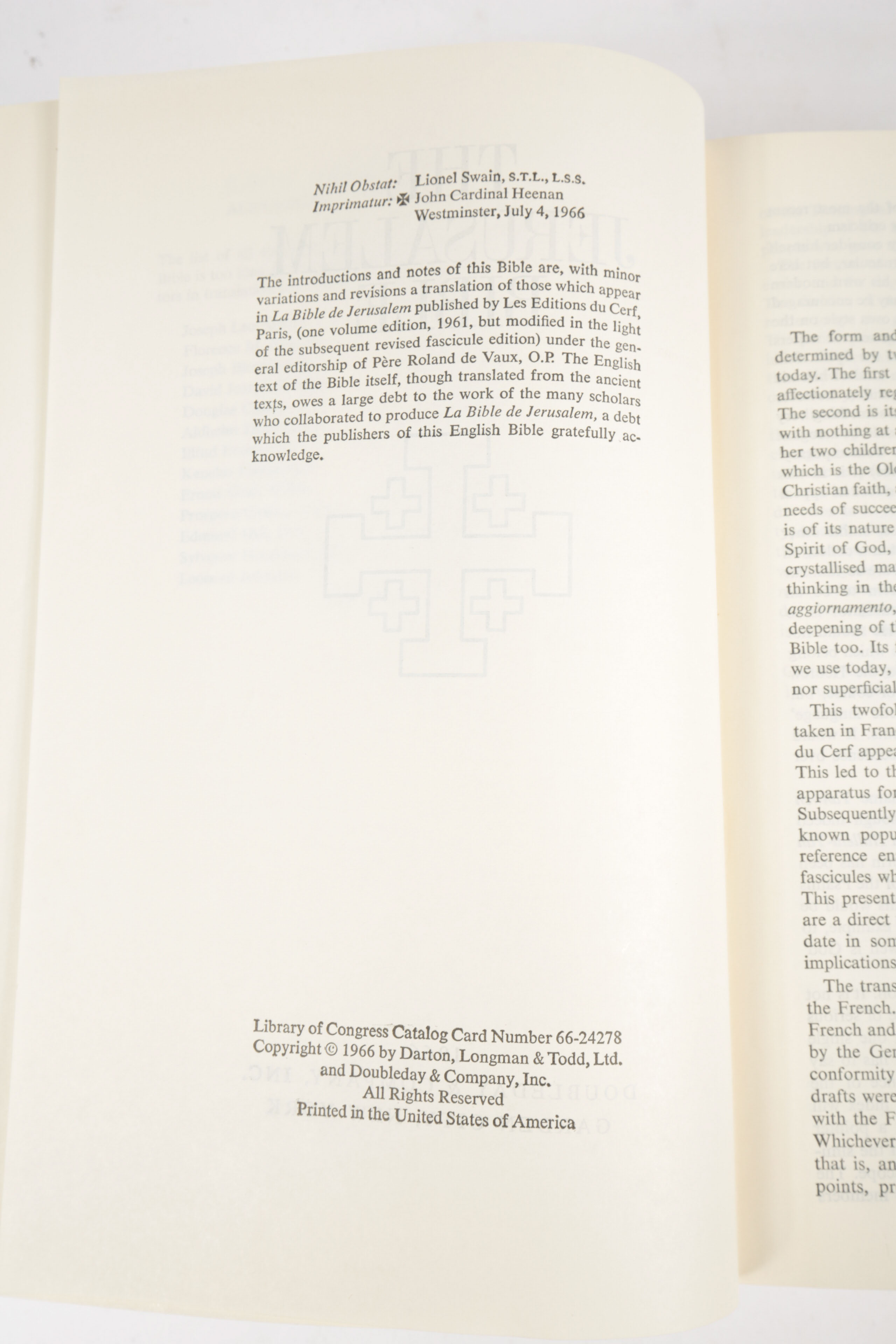 1966 " The Jerusalem Bible" with Slipcase