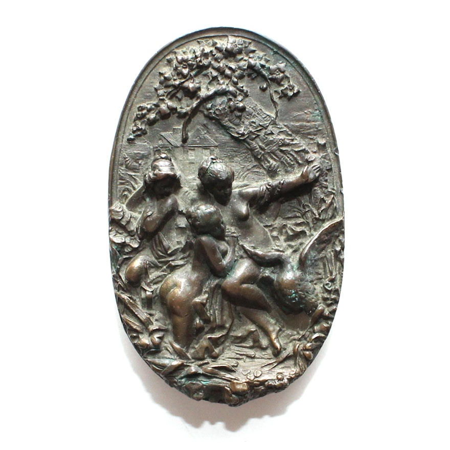 Art Nouveau Style Bergamot Belt Buckle