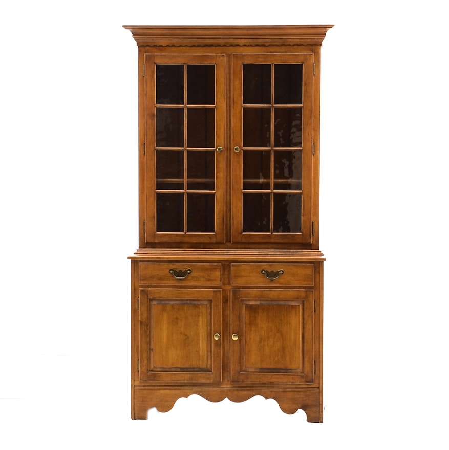 Ethan Allen Shaker Style China Cabinet