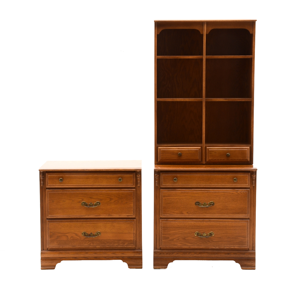 Pair of Oak Chests of Drawers