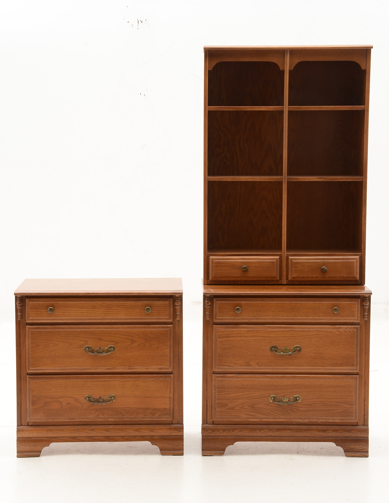 Pair of Oak Chests of Drawers