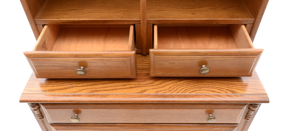 Pair of Oak Chests of Drawers