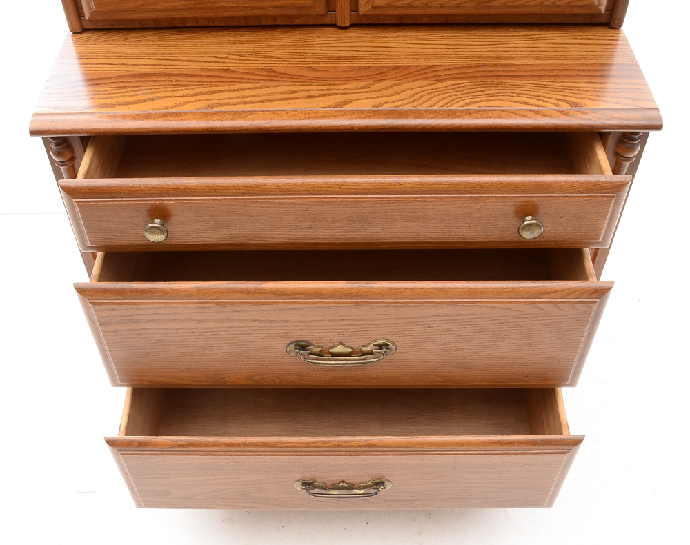 Pair of Oak Chests of Drawers