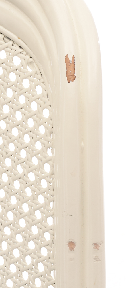 Contemporary White Wicker Chairs