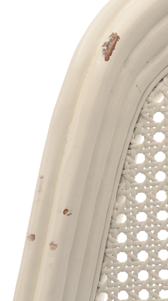 Contemporary White Wicker Chairs