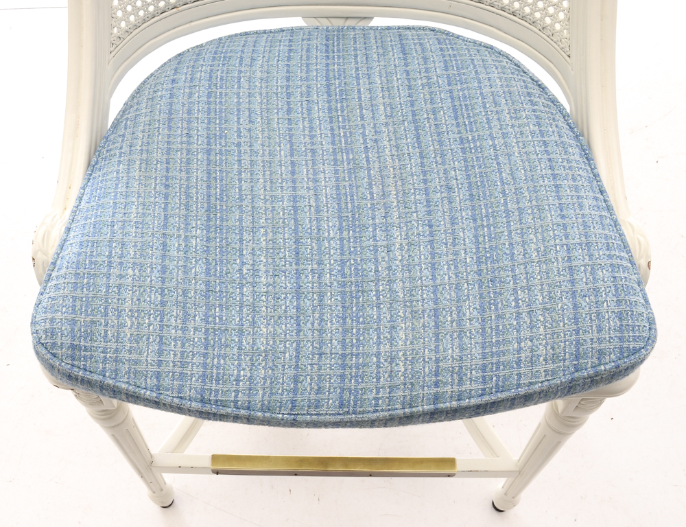 Contemporary White Wicker Chairs