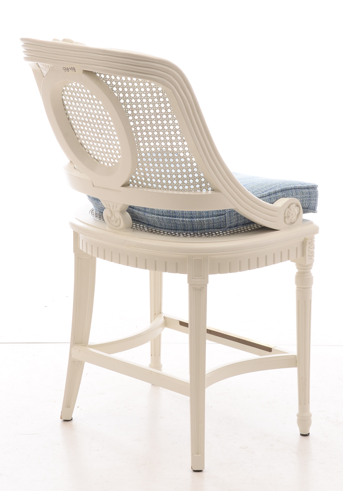 Contemporary White Wicker Chairs