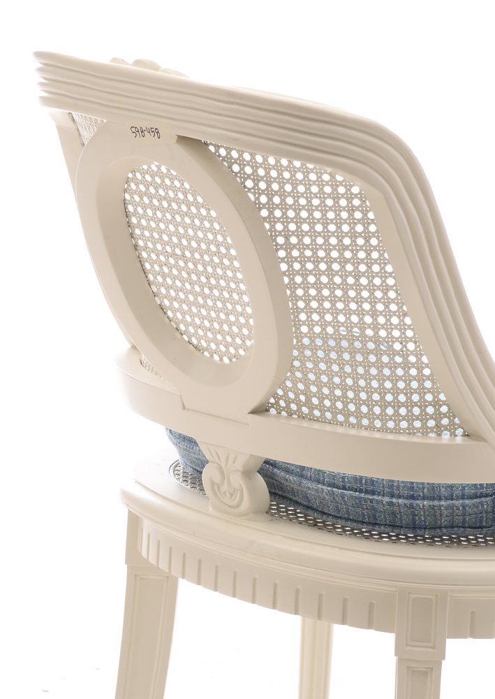 Contemporary White Wicker Chairs