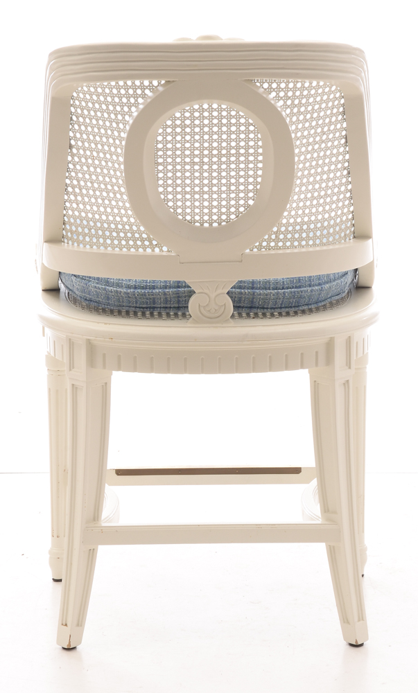 Contemporary White Wicker Chairs