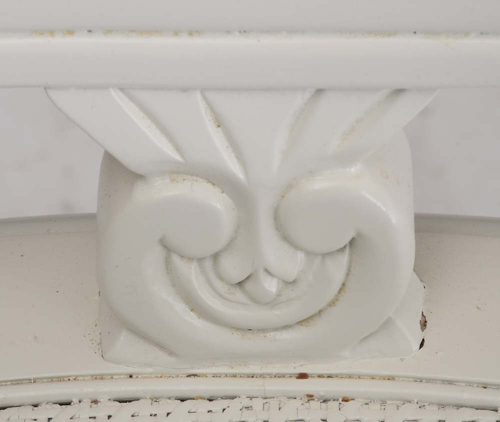 Contemporary White Wicker Chairs