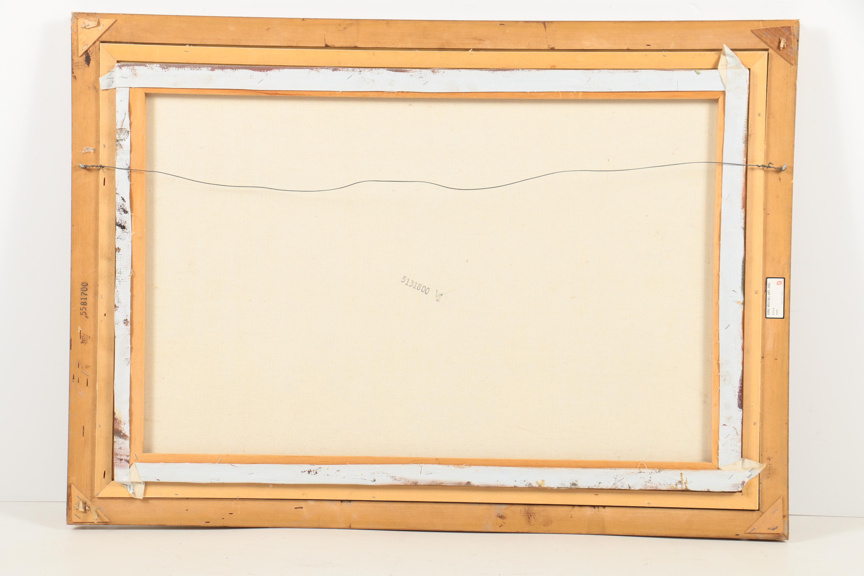 Rabous Oil Painting on Canvas of Street Scene