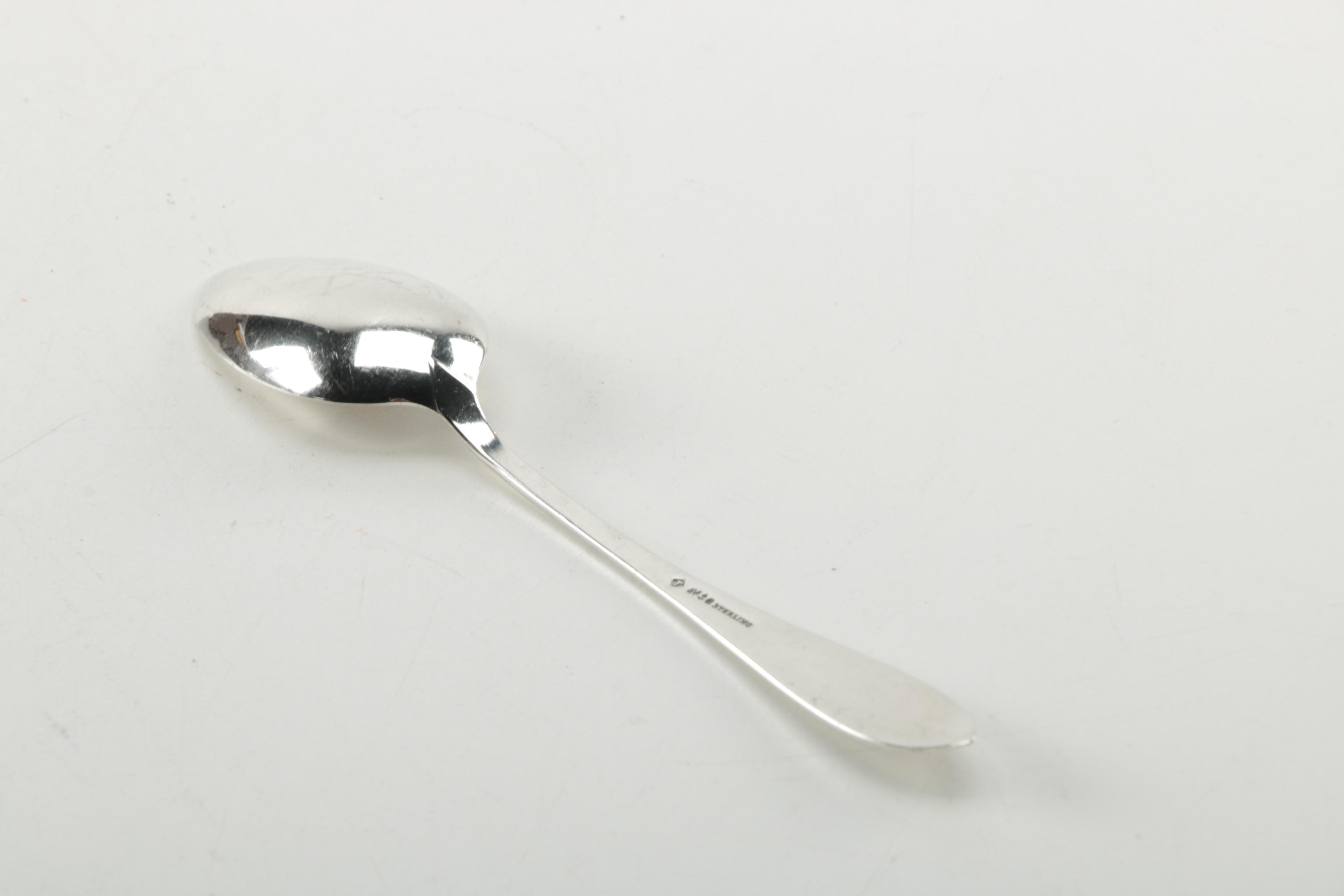 Gorham Sterling Silver Spoons Including "Strasbourg" and "Cambridge"