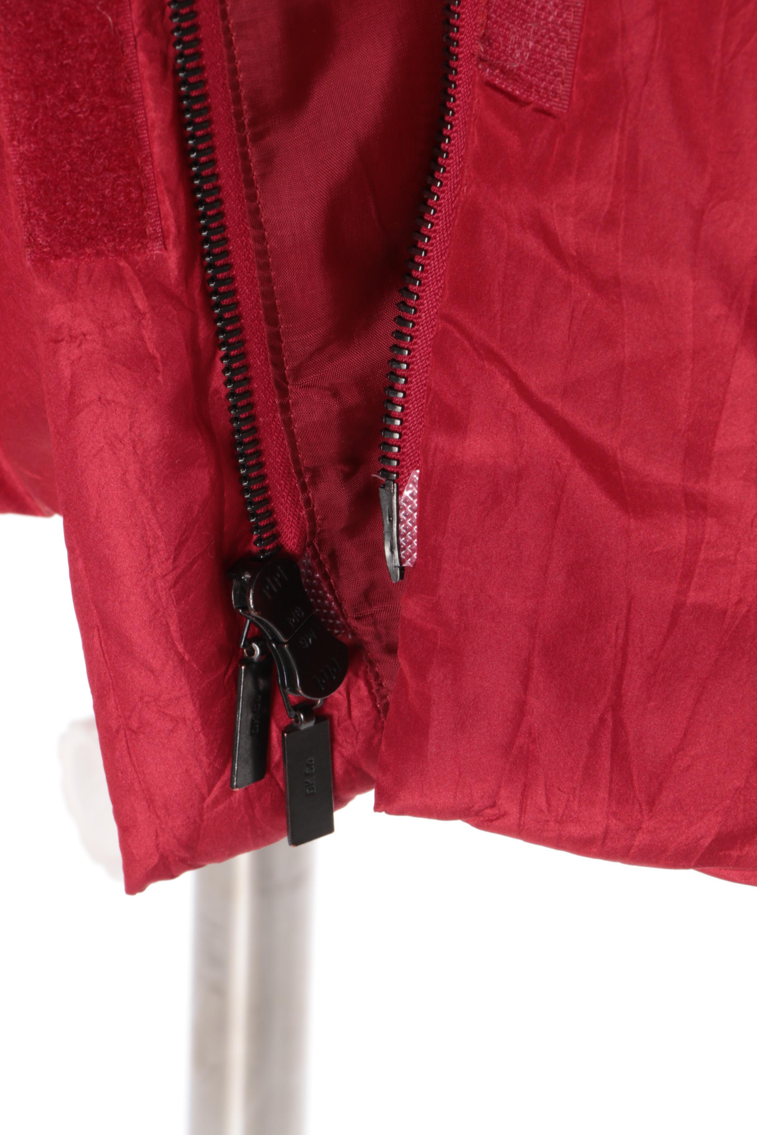 Women's Donna Karan Signature Red Silk Jacket