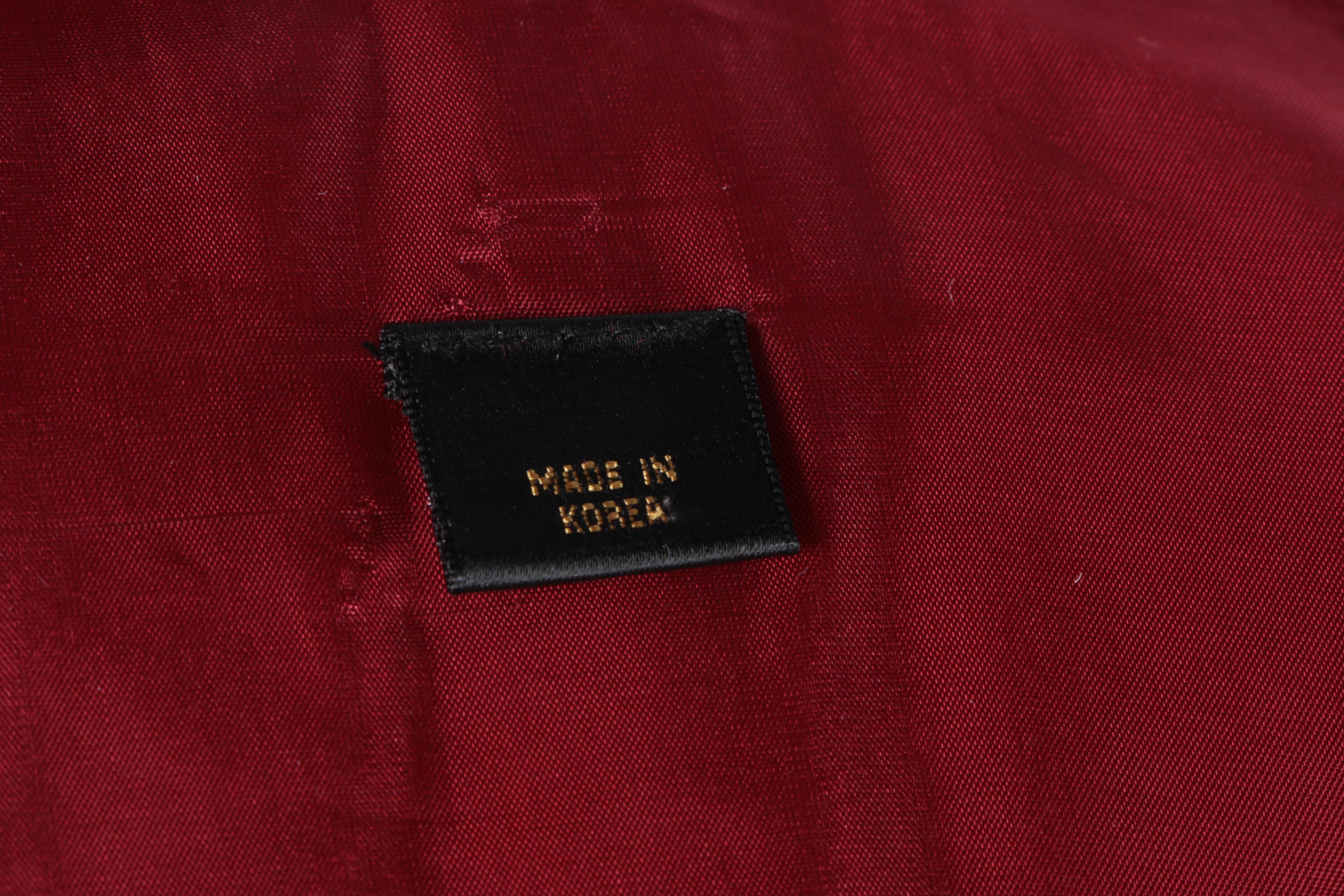 Women's Donna Karan Signature Red Silk Jacket