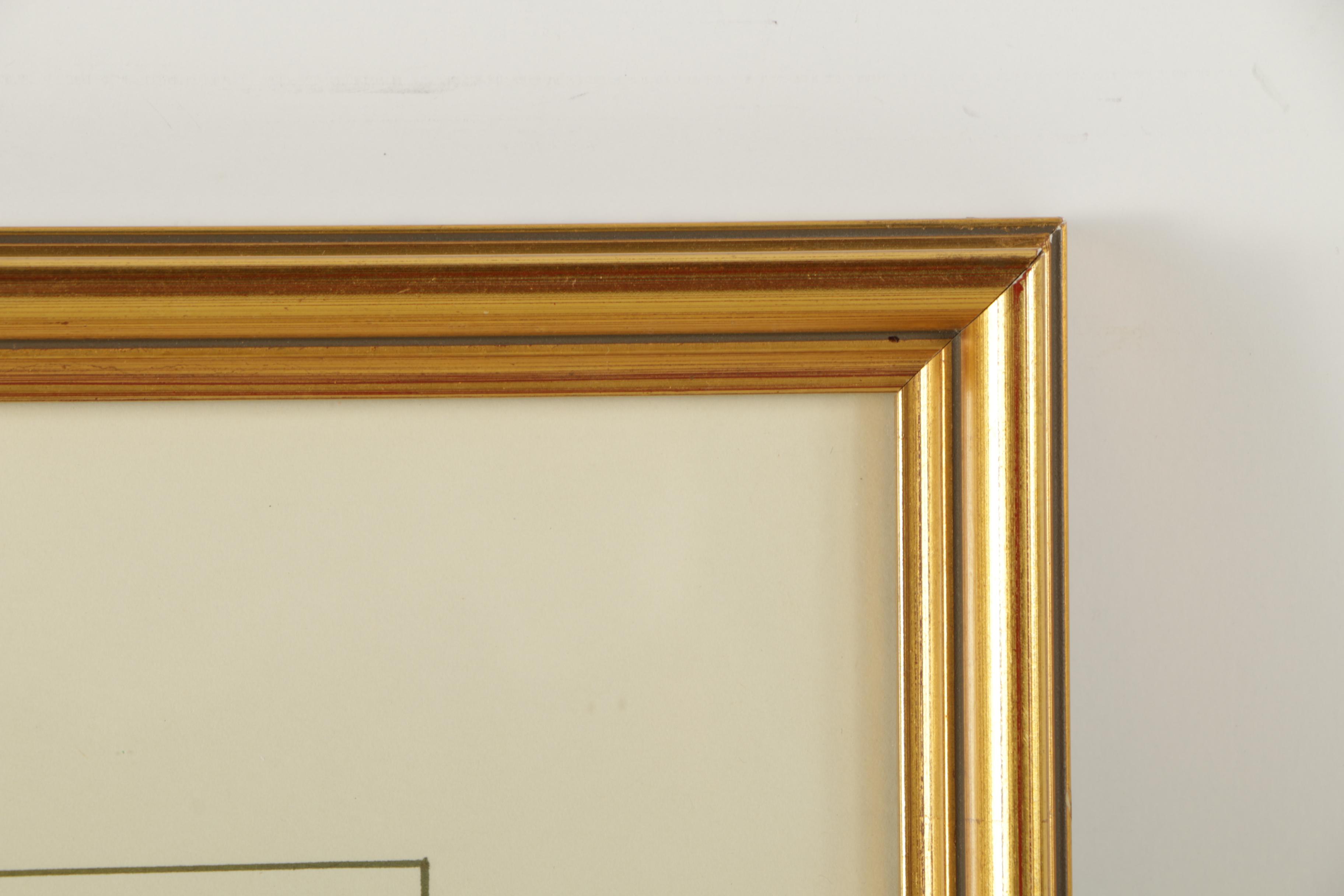 Denis Lord Watercolor Painting on Paper of Waterfront Castle