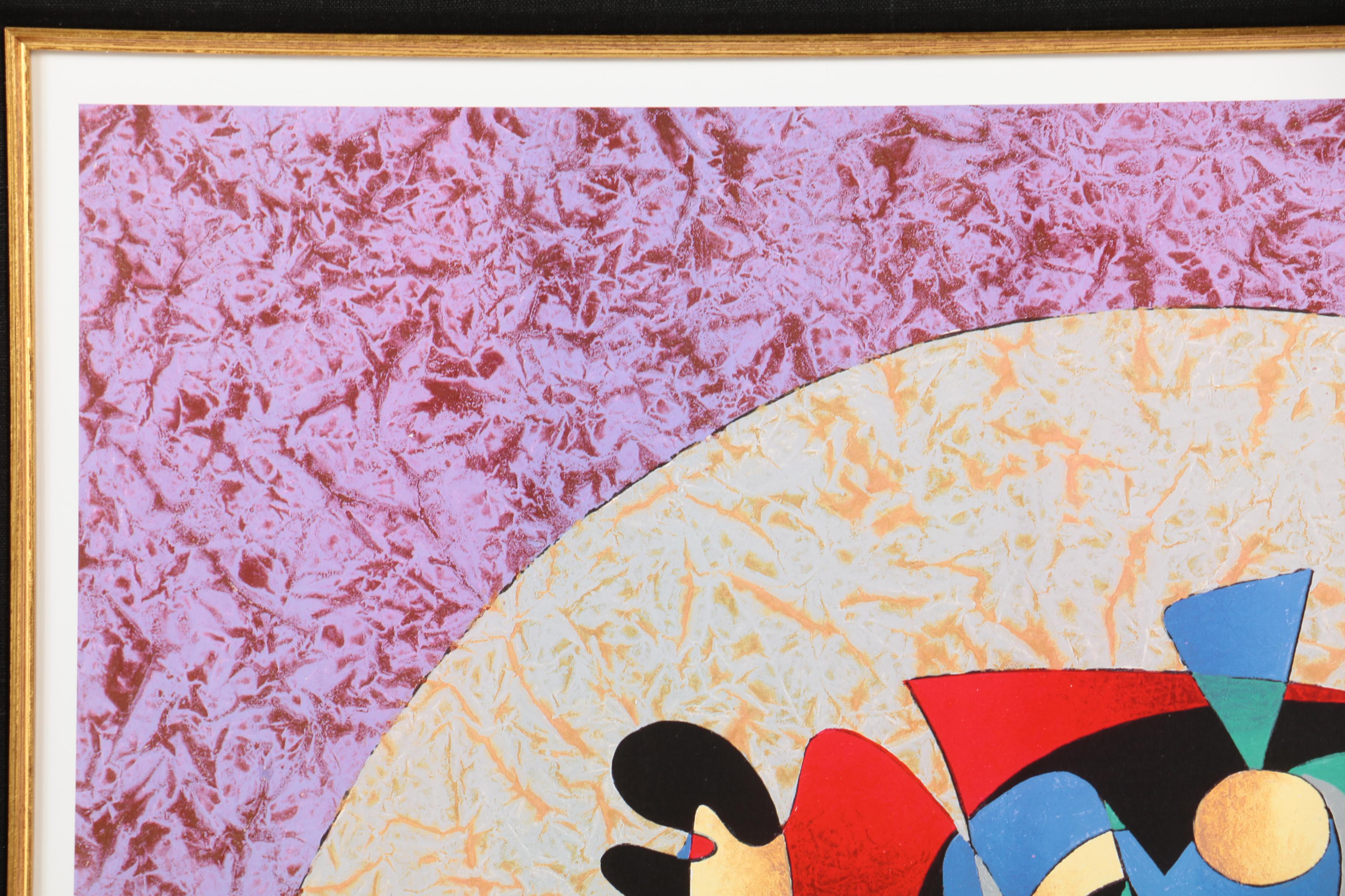 Anatol Krasnyansky Reproduction Print on Paper "Musical Sphere"