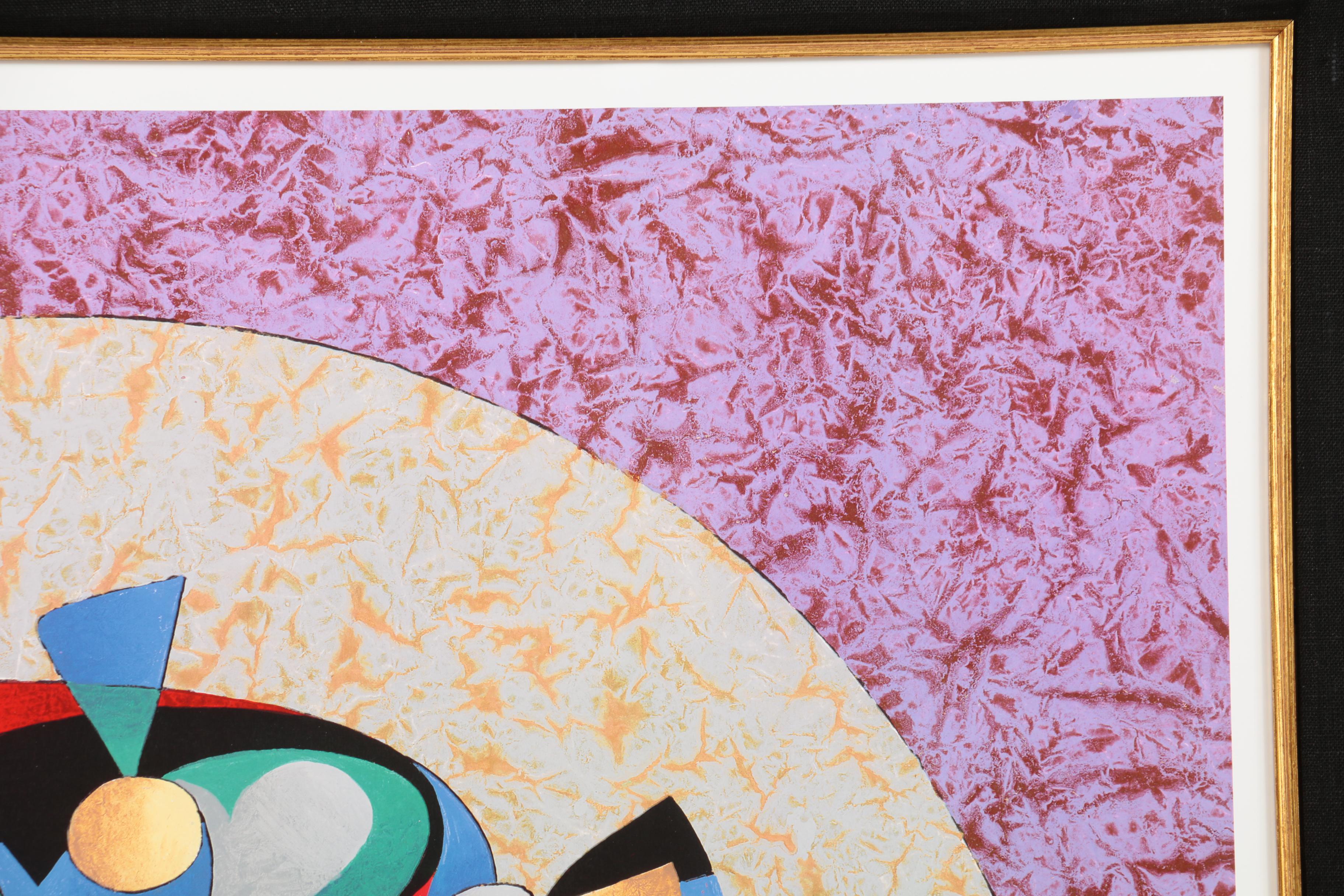 Anatol Krasnyansky Reproduction Print on Paper "Musical Sphere"