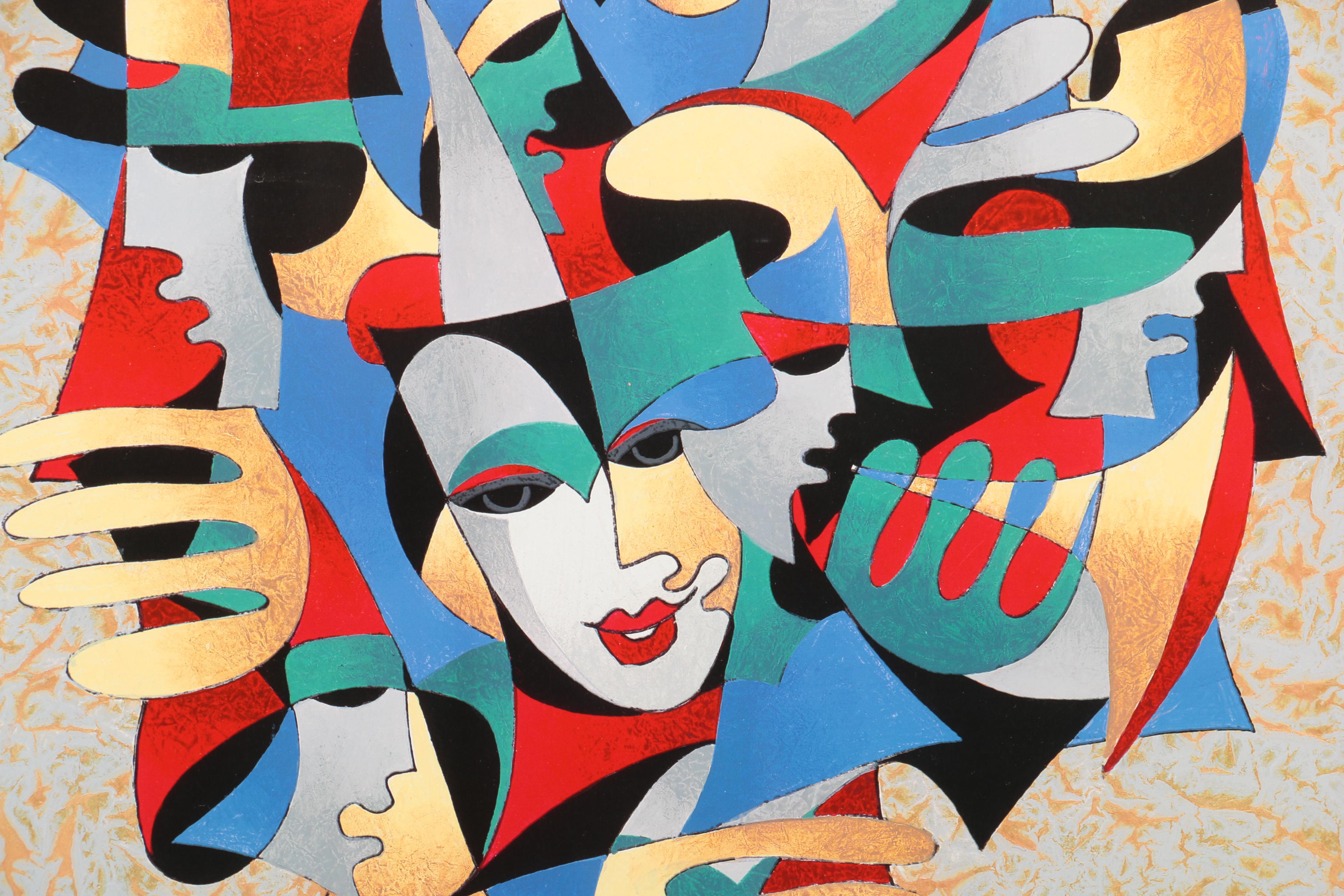 Anatol Krasnyansky Reproduction Print on Paper "Musical Sphere"