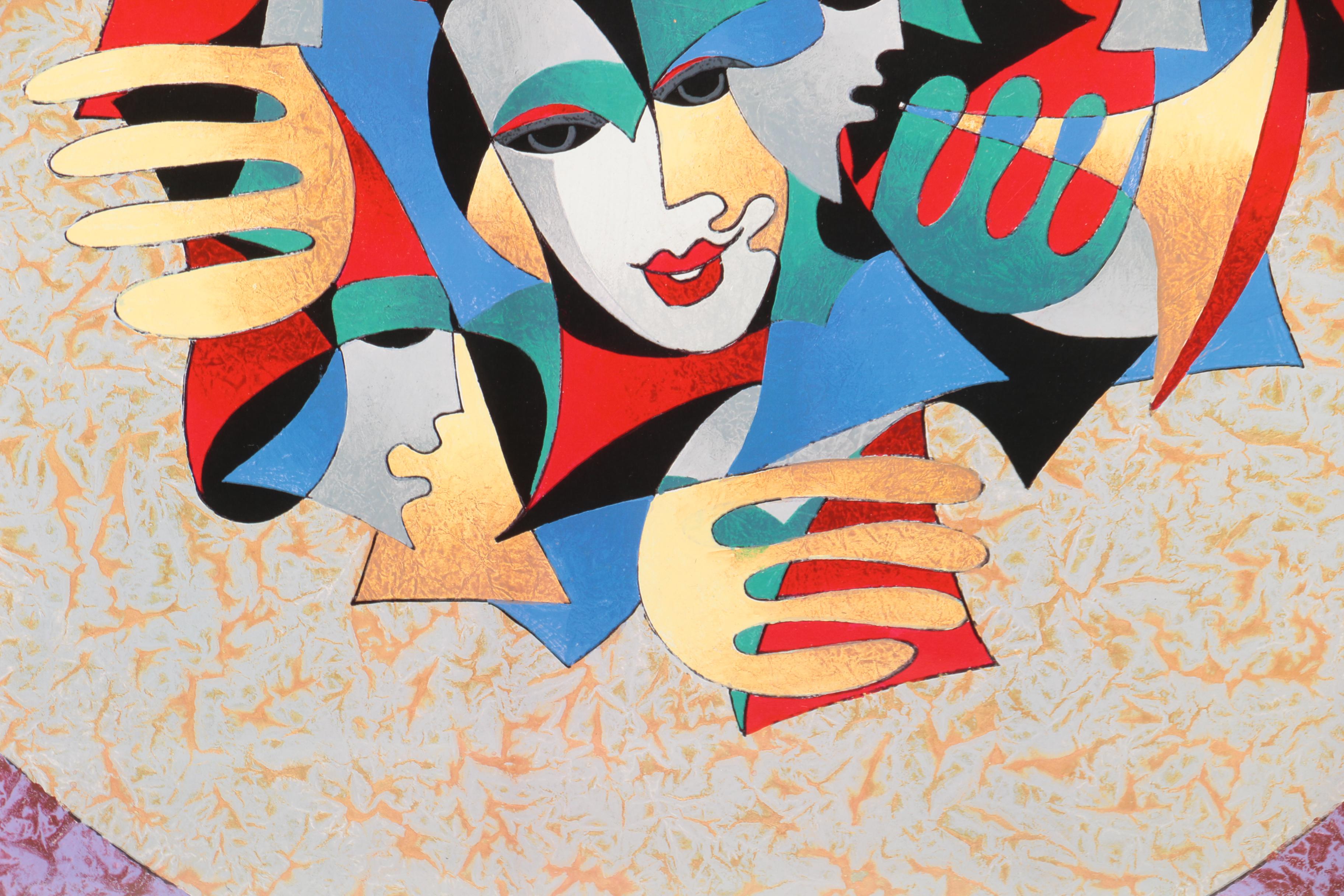 Anatol Krasnyansky Reproduction Print on Paper "Musical Sphere"