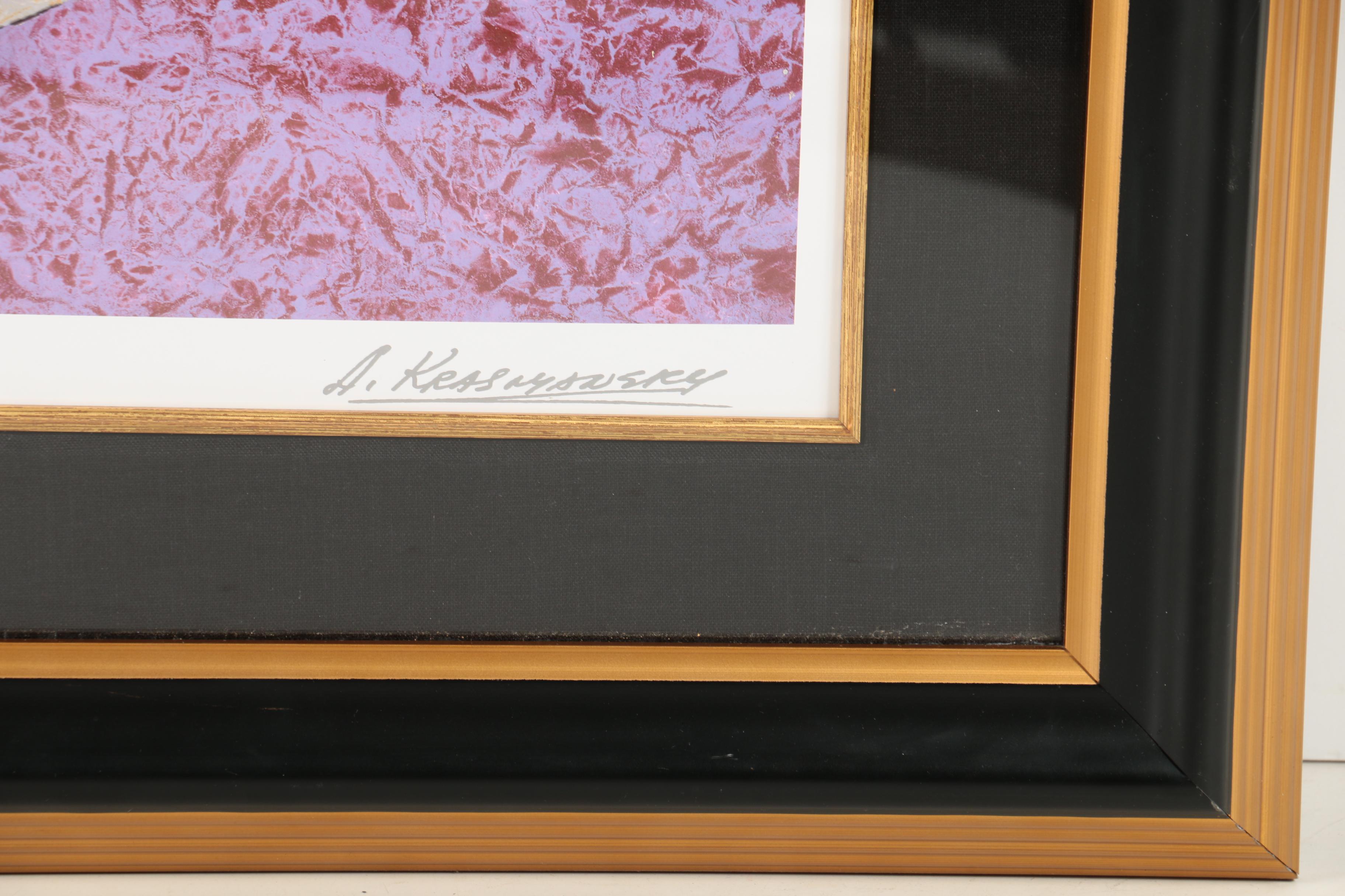 Anatol Krasnyansky Reproduction Print on Paper "Musical Sphere"