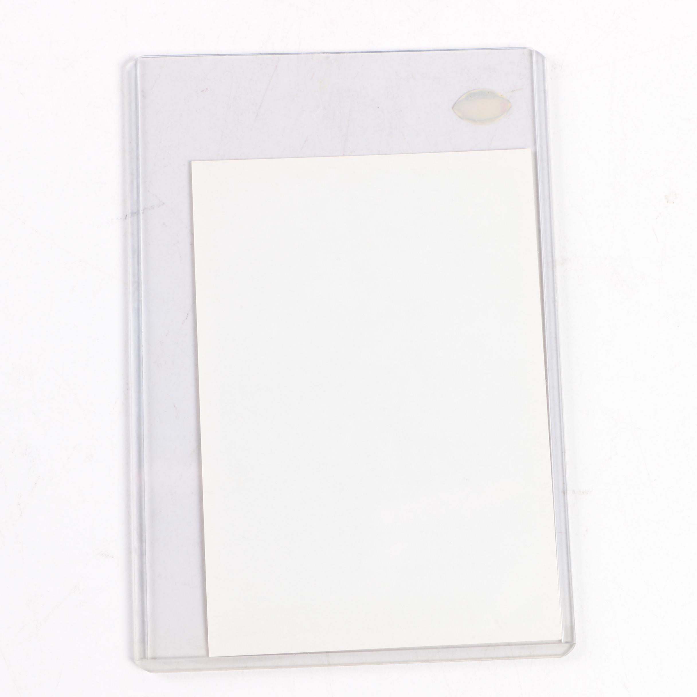 Jamie Moyer Autographed Baseball Card