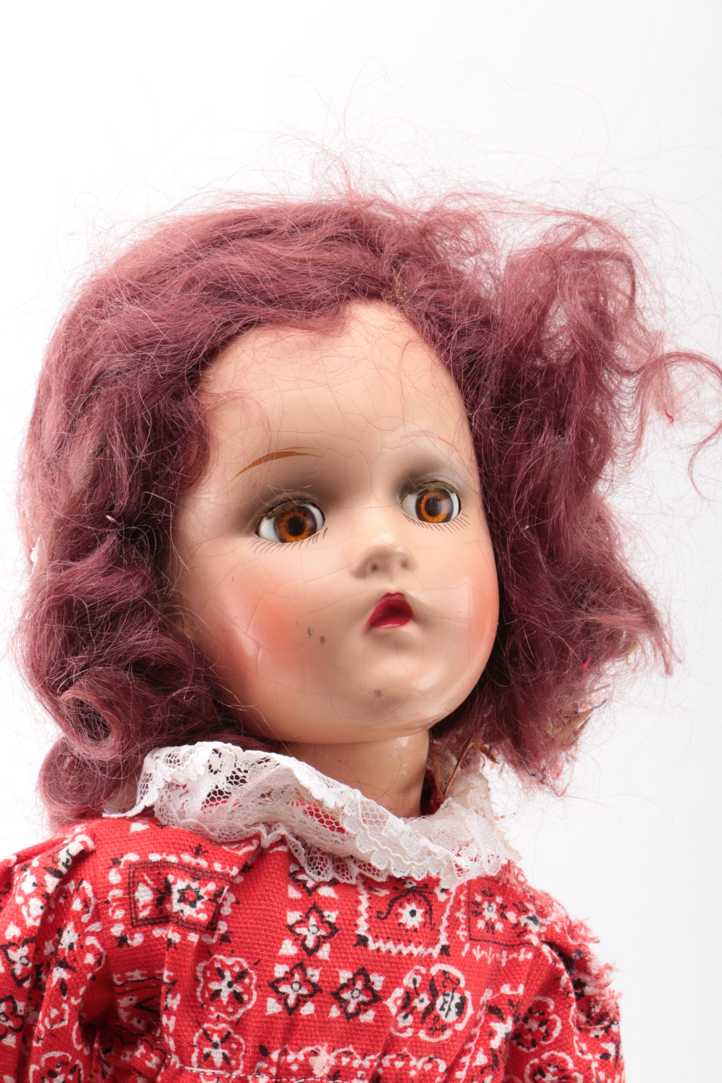 Vintage Composition Dolls Including Effanbee and Arranbee