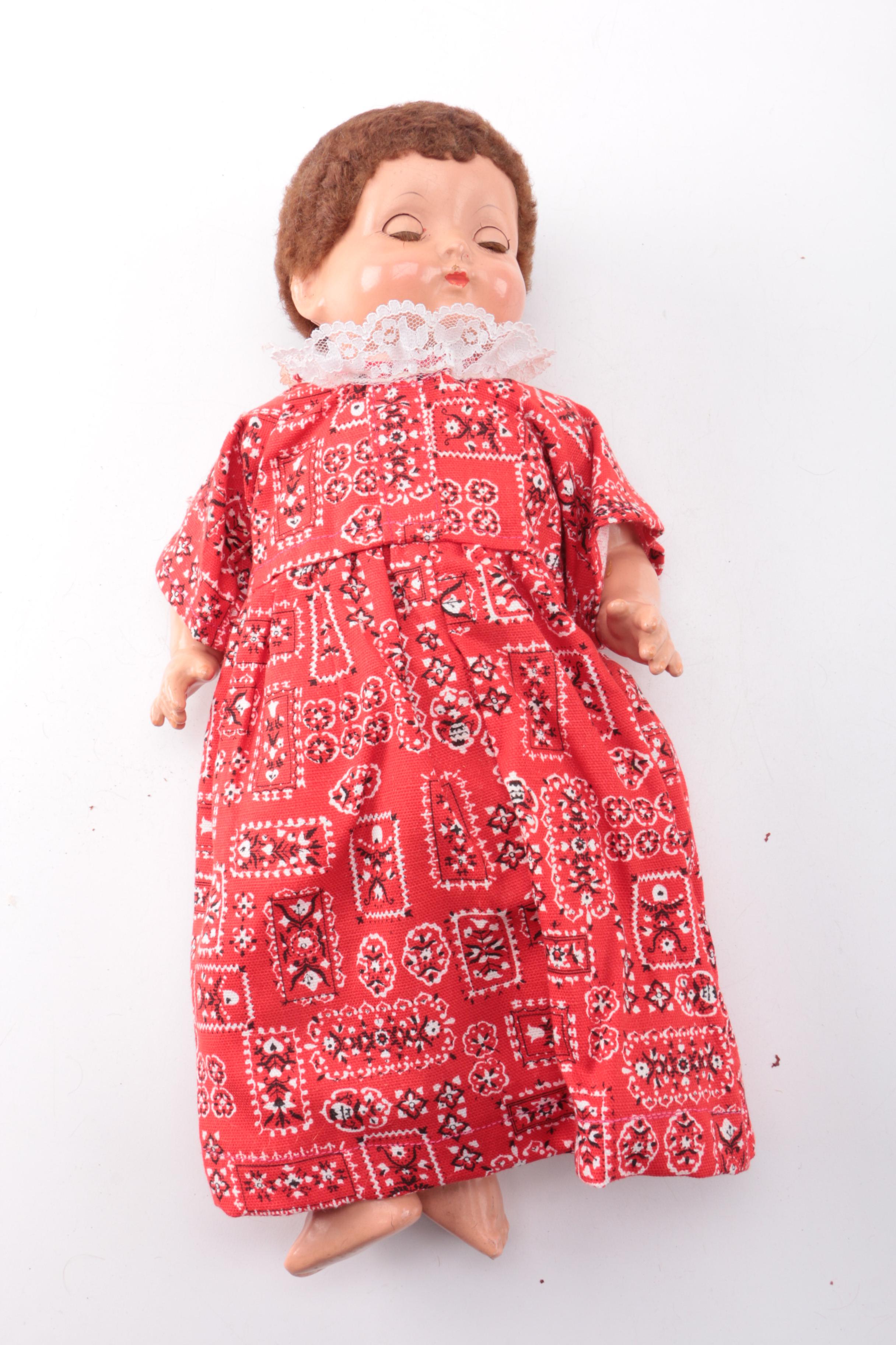 Vintage Composition Dolls Including Effanbee and Arranbee