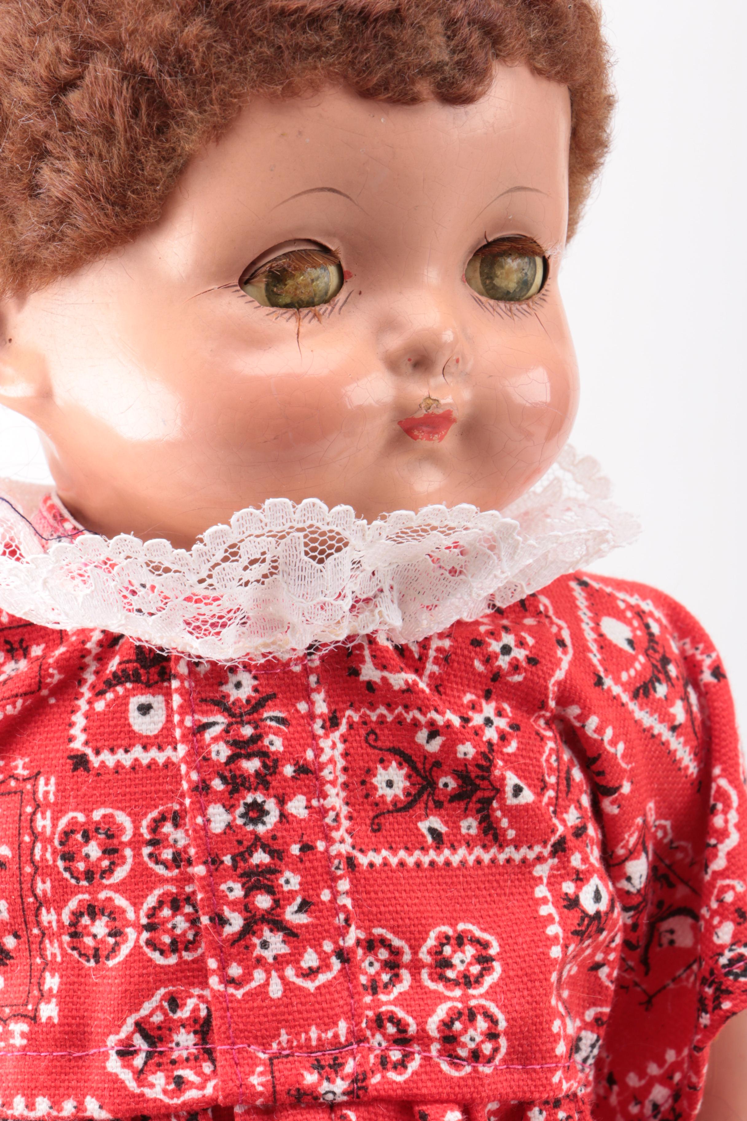 Vintage Composition Dolls Including Effanbee and Arranbee