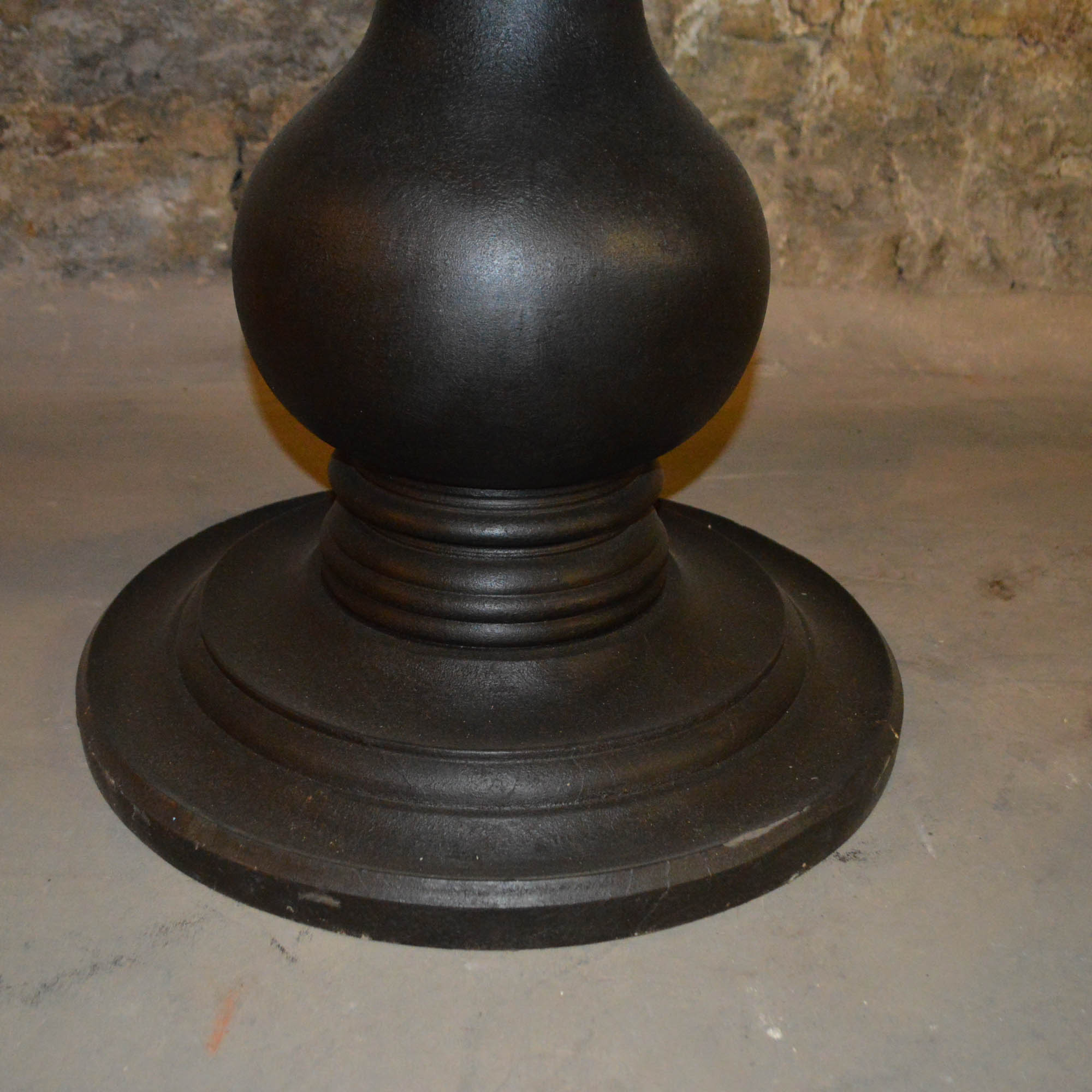 Black Distressed Dining Table