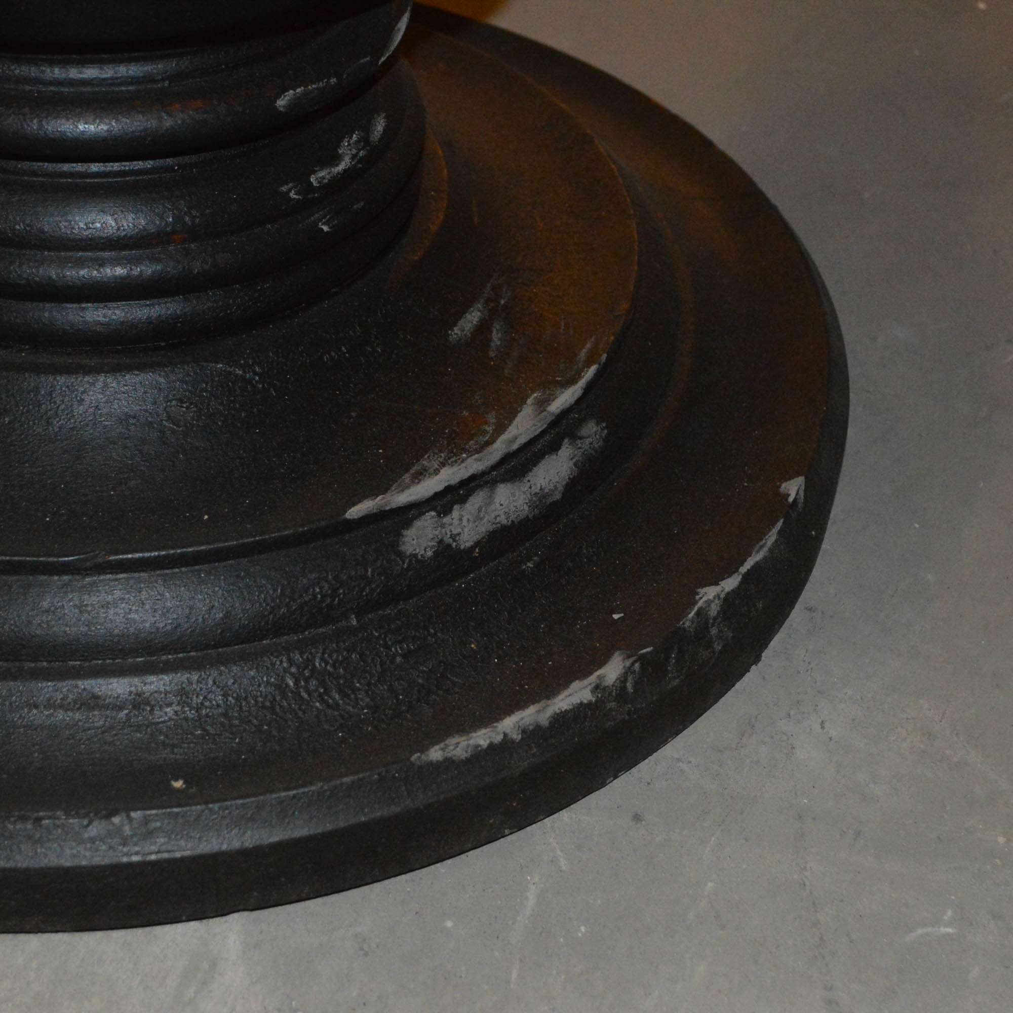 Black Distressed Dining Table