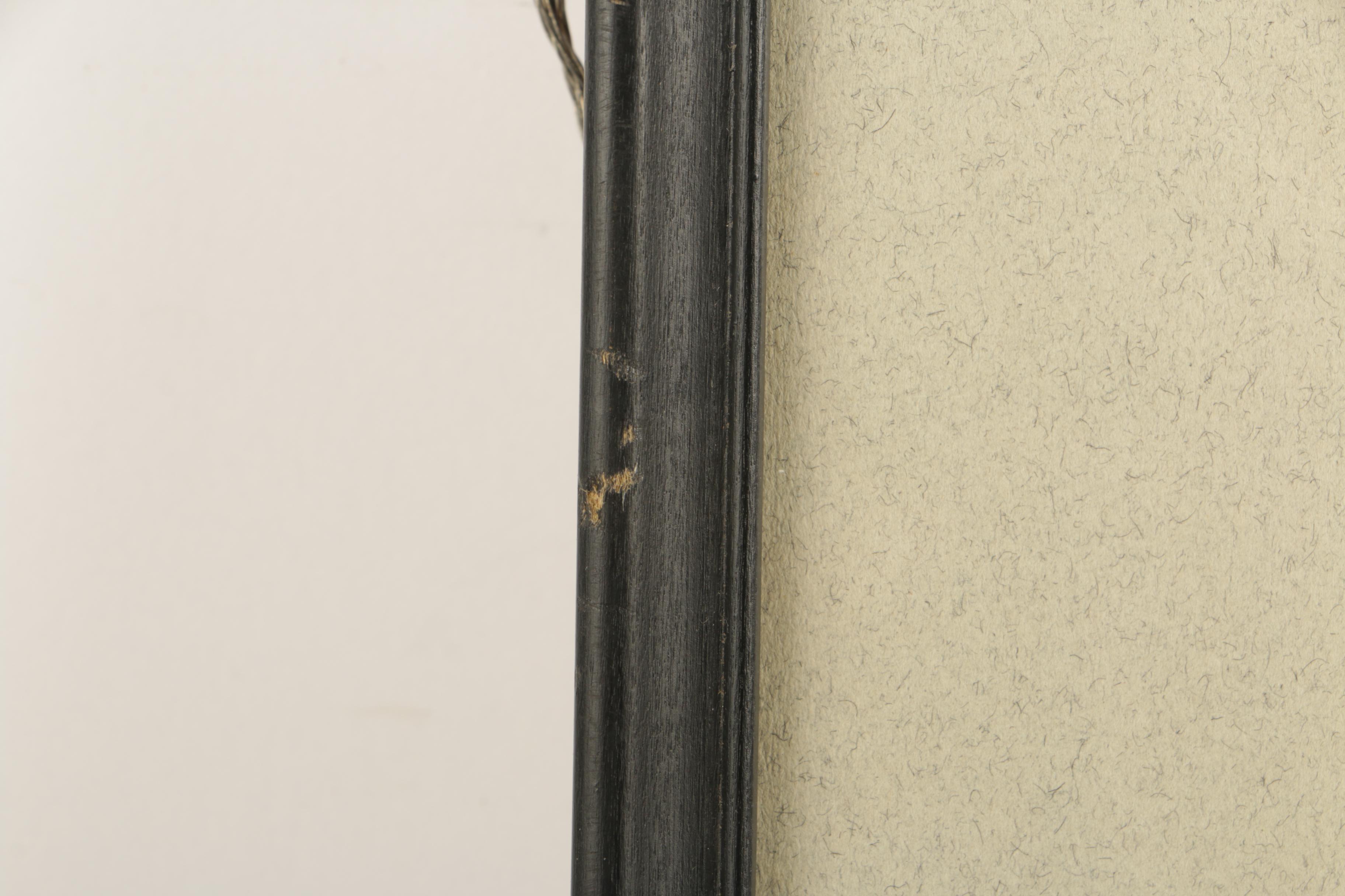 Urushibara Mokuchu Woodblock Print on Paper of a White Horse