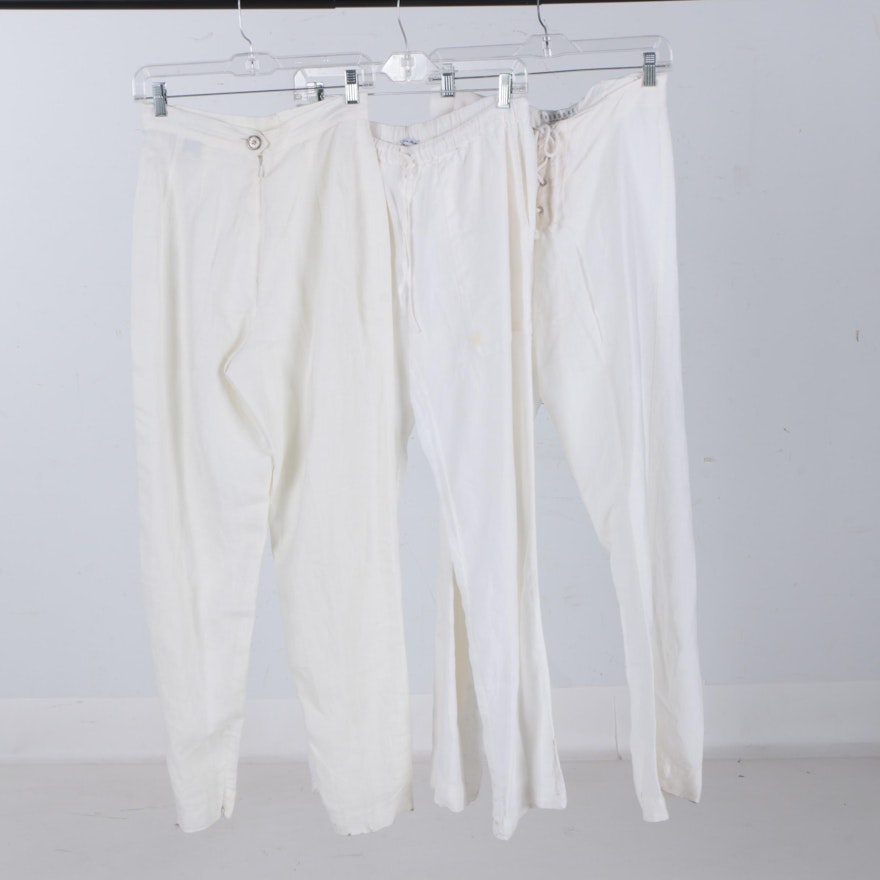 Women's Linen Pants Including Gemma Kahng