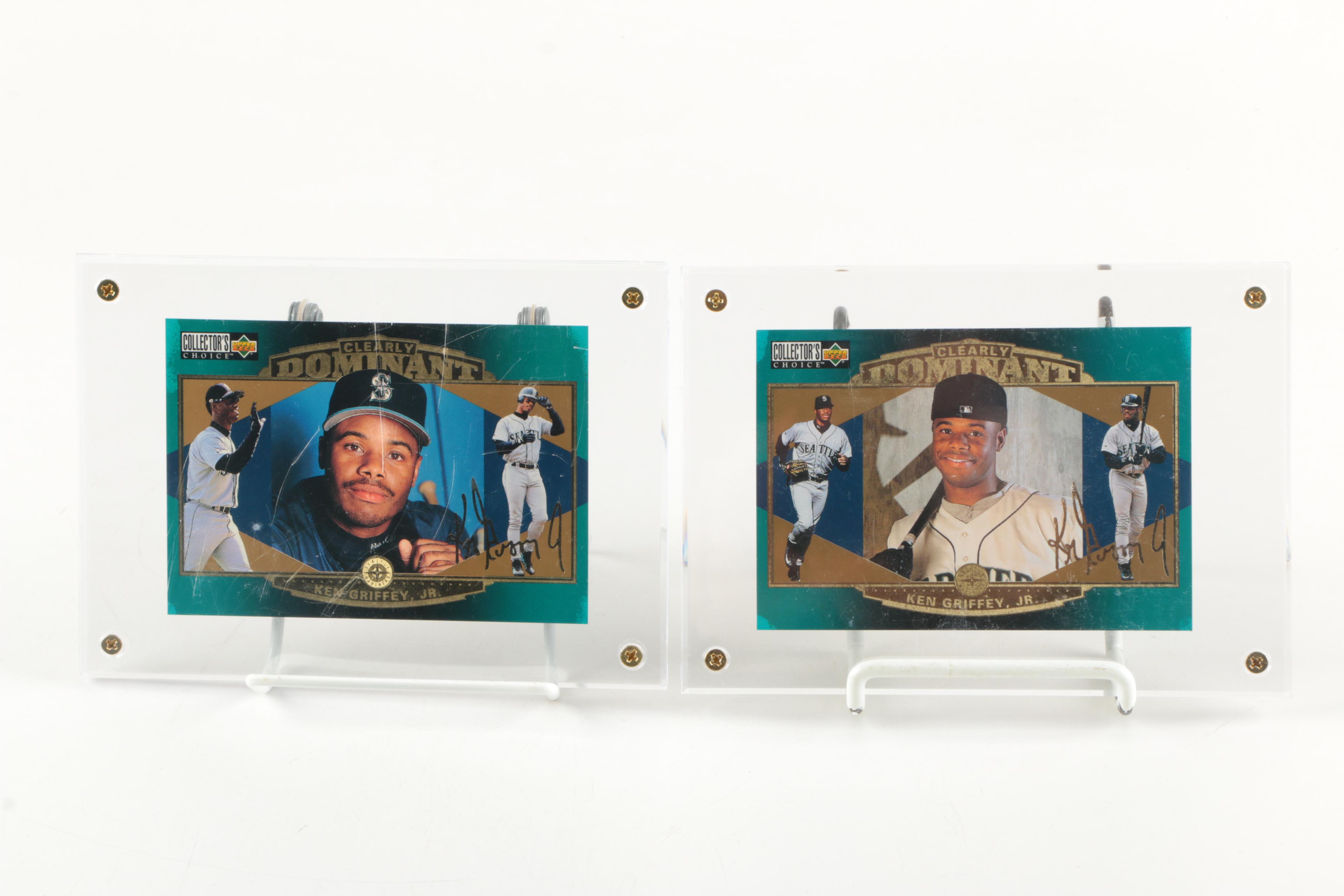 Ken Griffey Jr 1997 "Clearly Dominant" Limited Edition Baseball Cards Sets