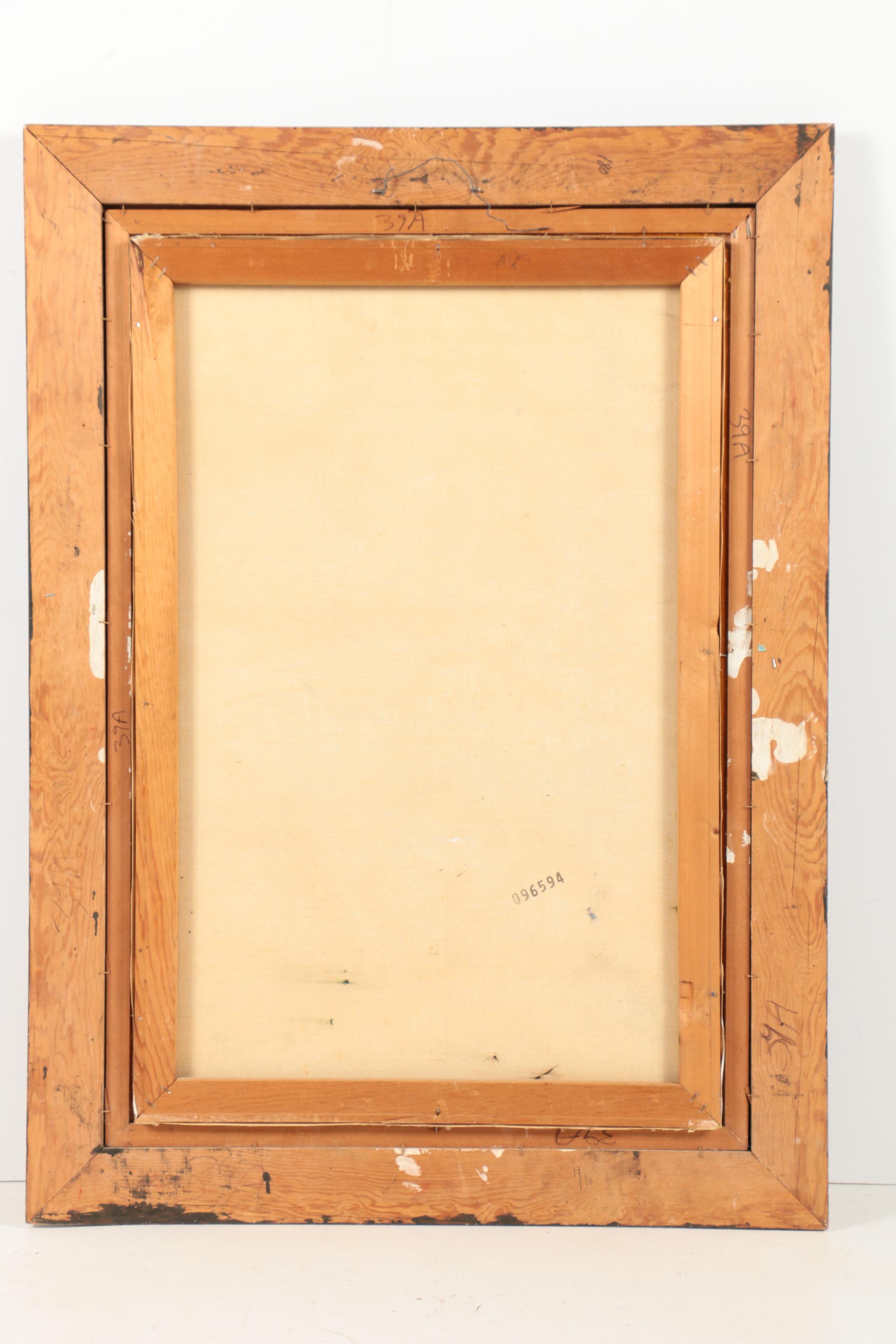 Dürrnberger Oil Painting on Canvas of Autumn Woodland Scene