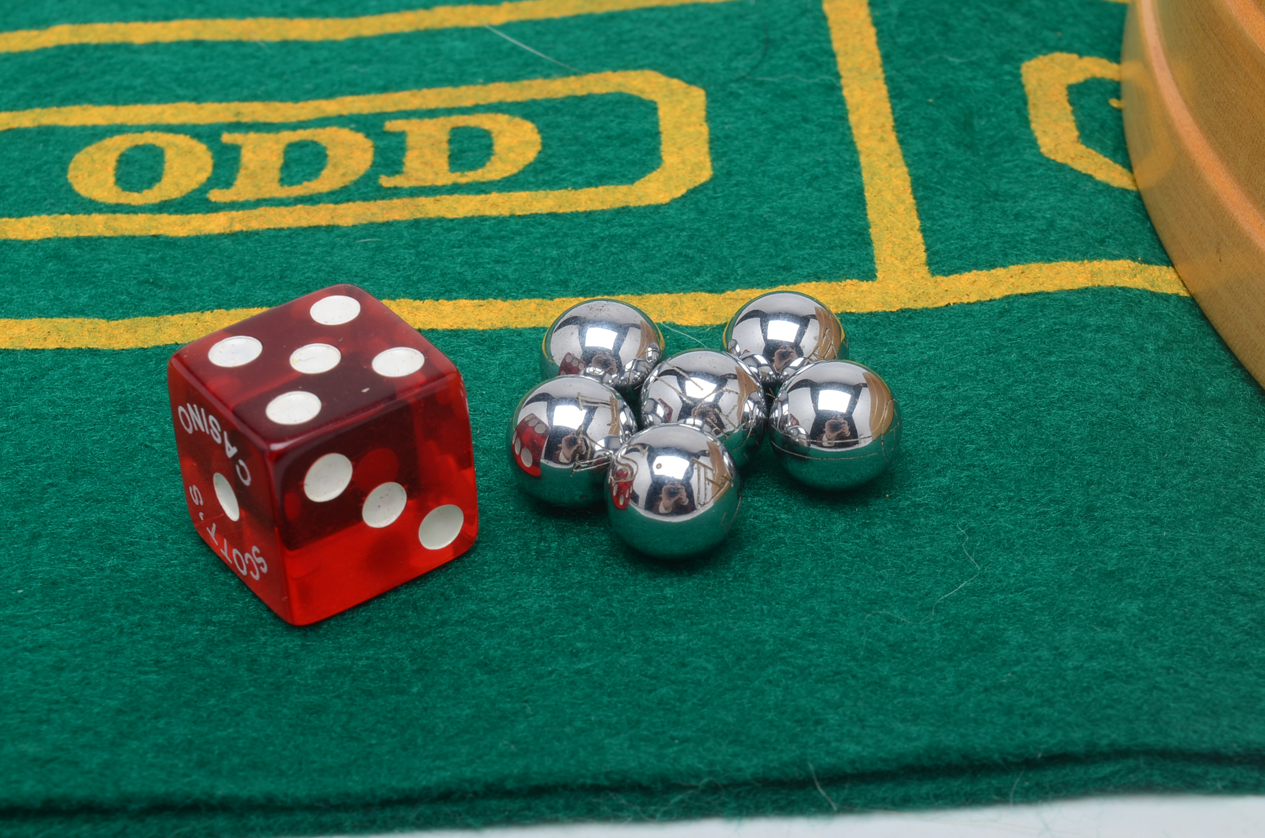 Vintage Maple Roulette Wheel