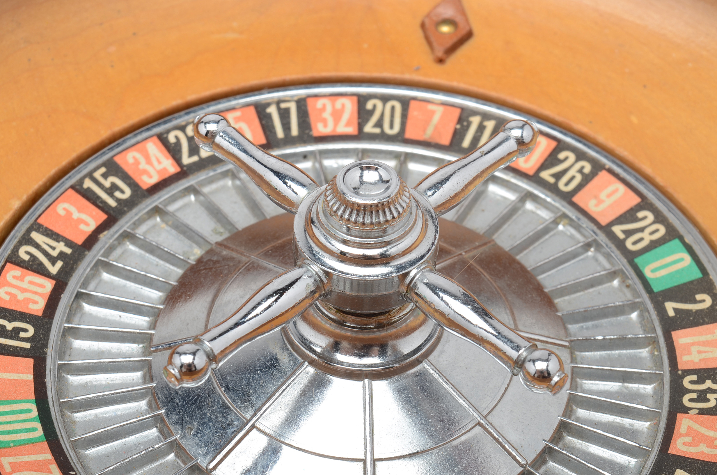 Vintage Maple Roulette Wheel