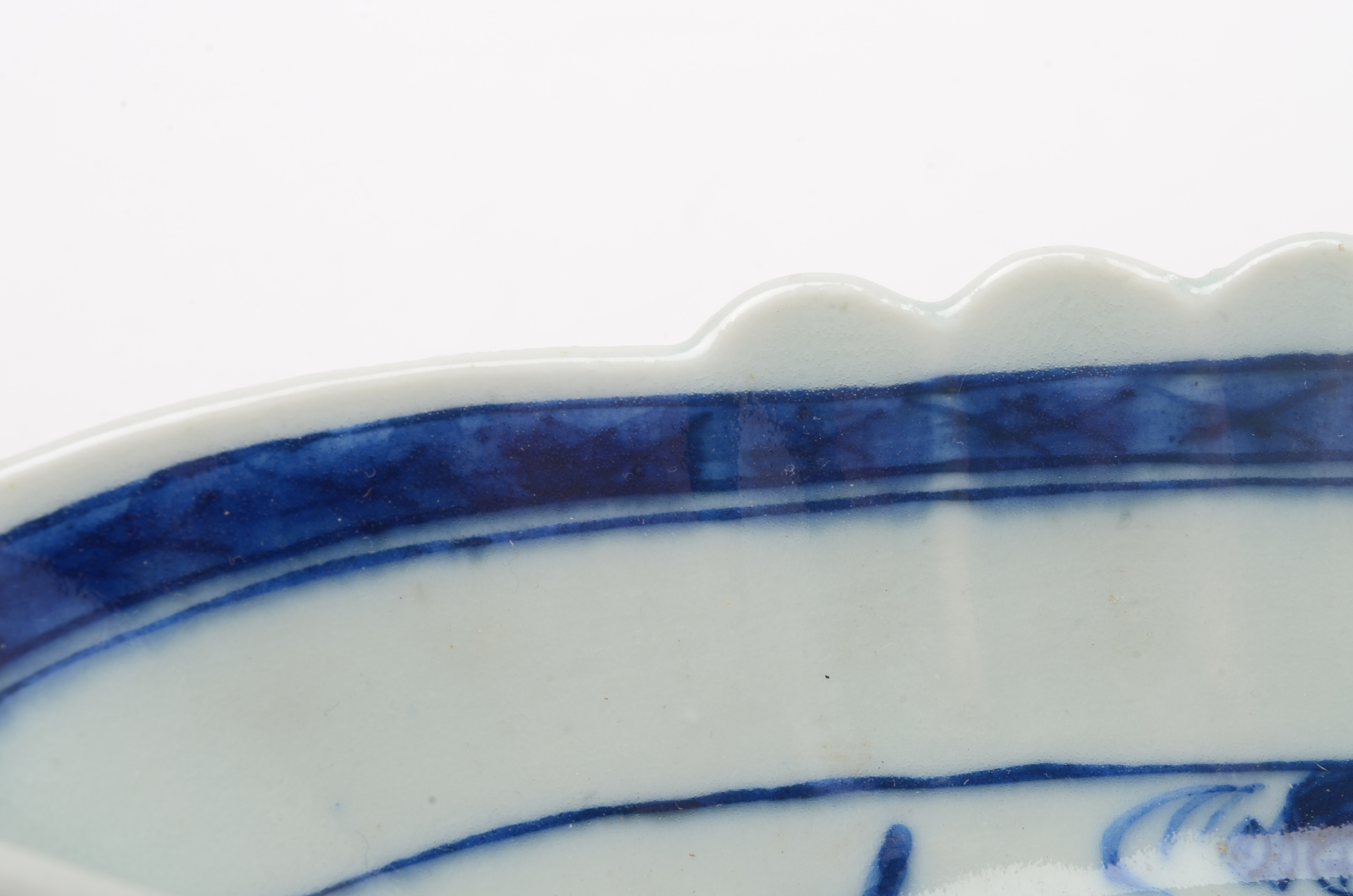 Antique Chinese Export Canton Sauce Boat