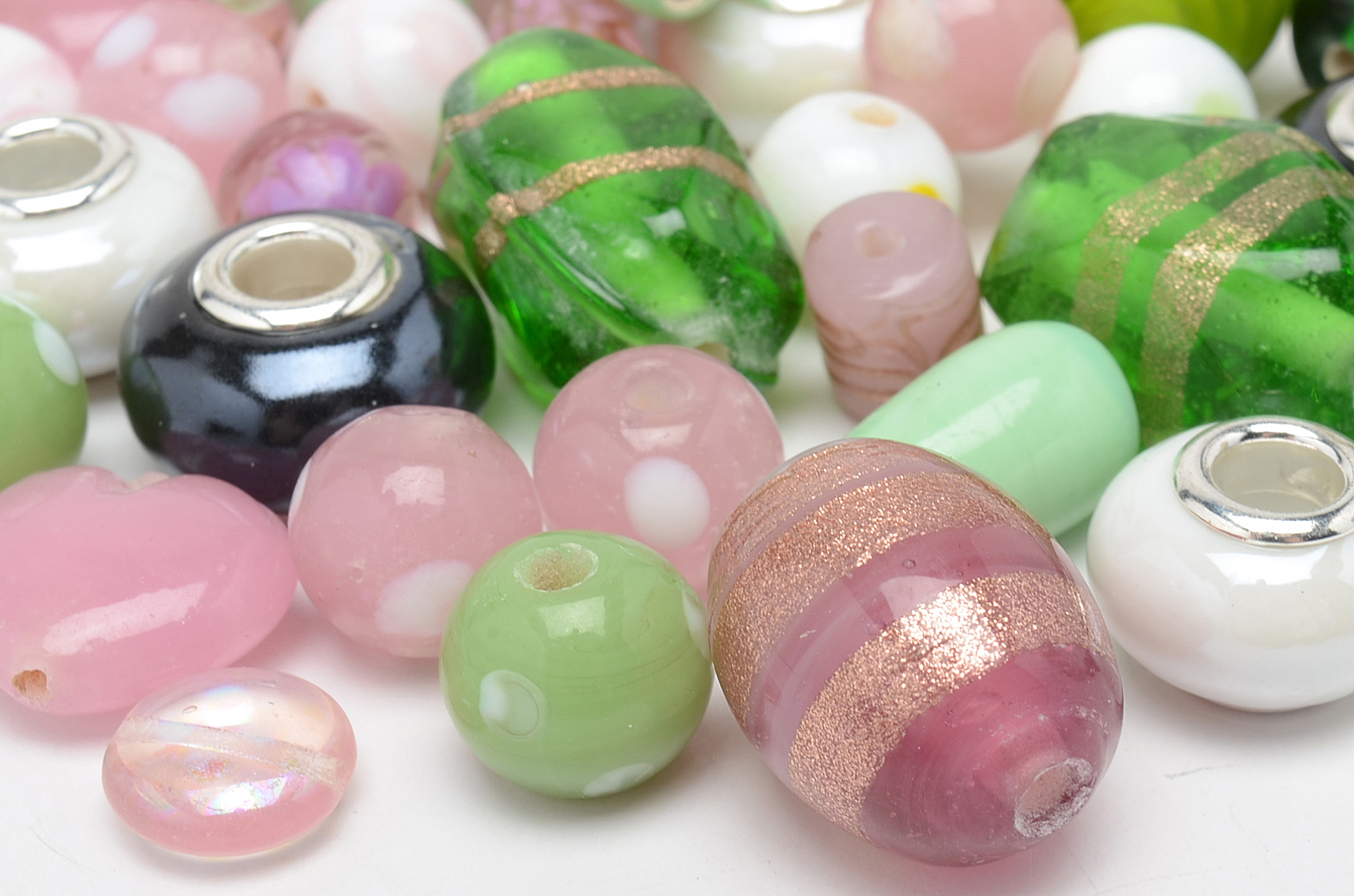 Lamp-blown Glass Beads