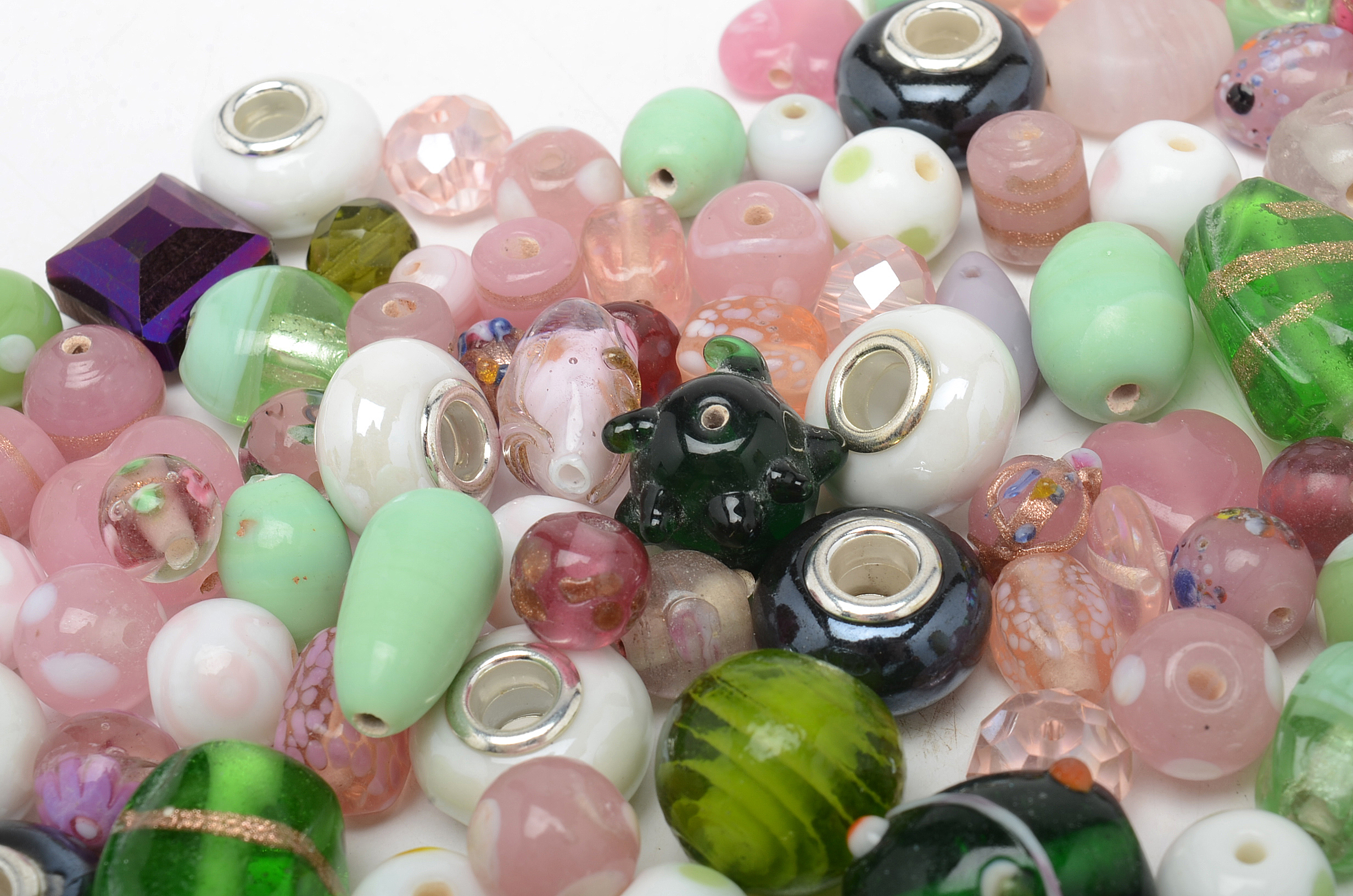 Lamp-blown Glass Beads