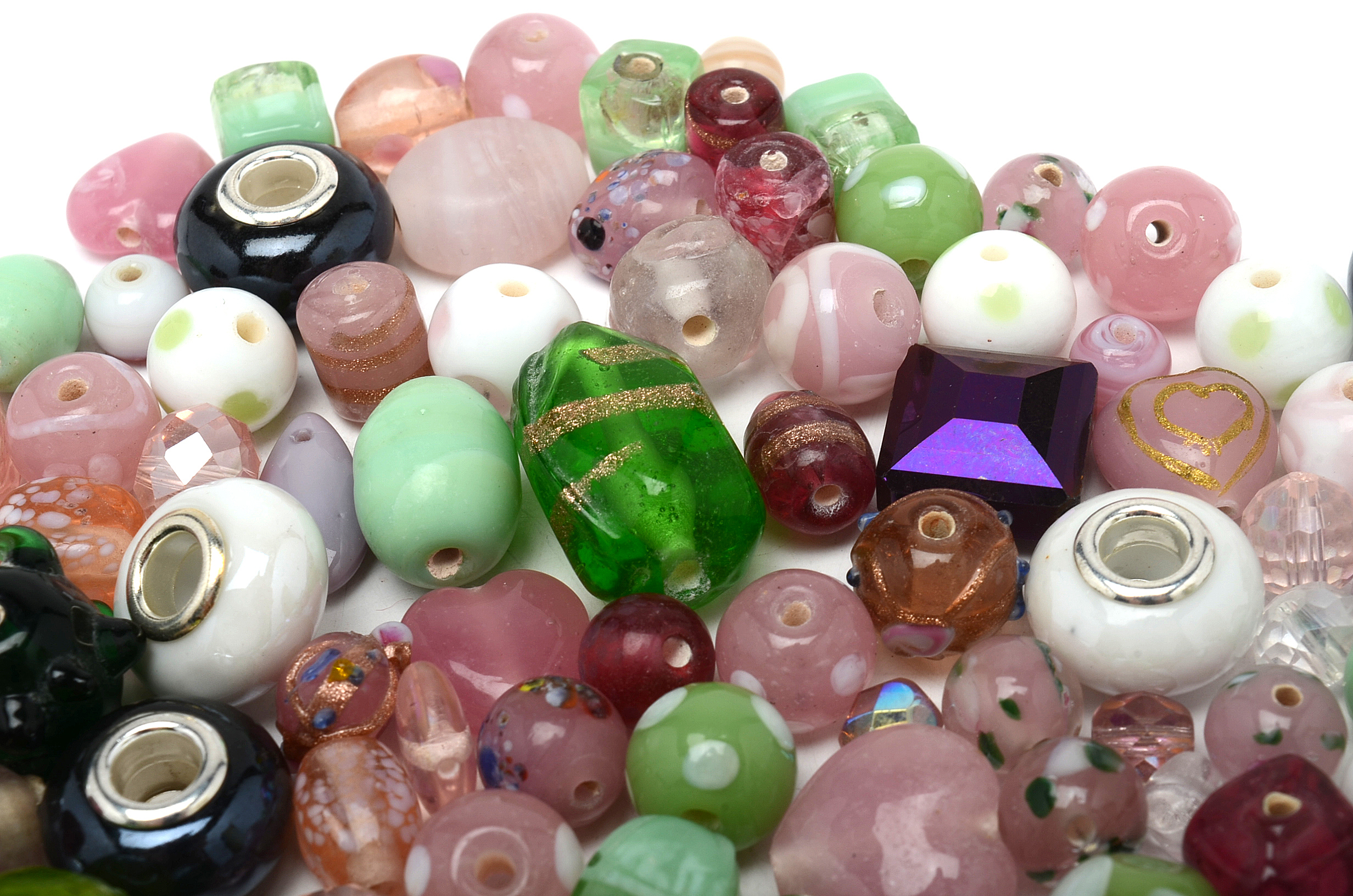 Lamp-blown Glass Beads