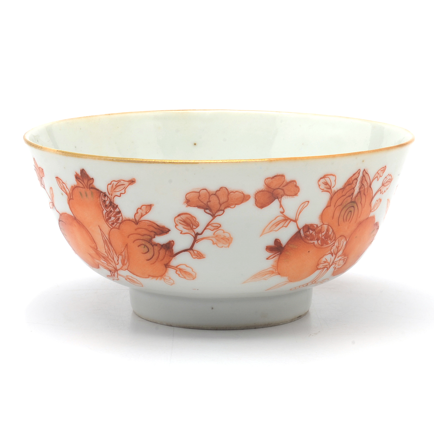 Late 19th Century Chinese Hand-Painted Bowl
