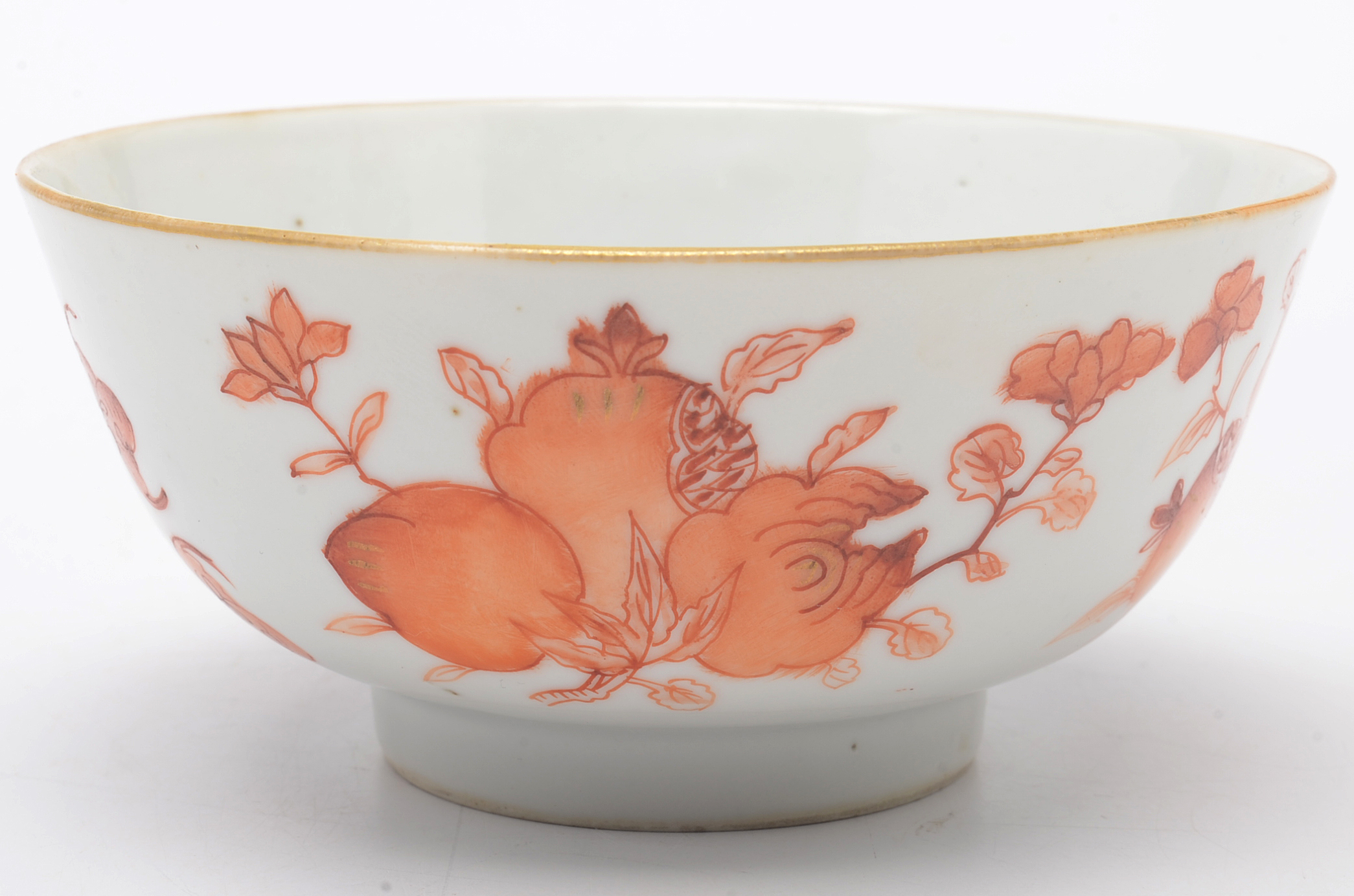 Late 19th Century Chinese Hand-Painted Bowl