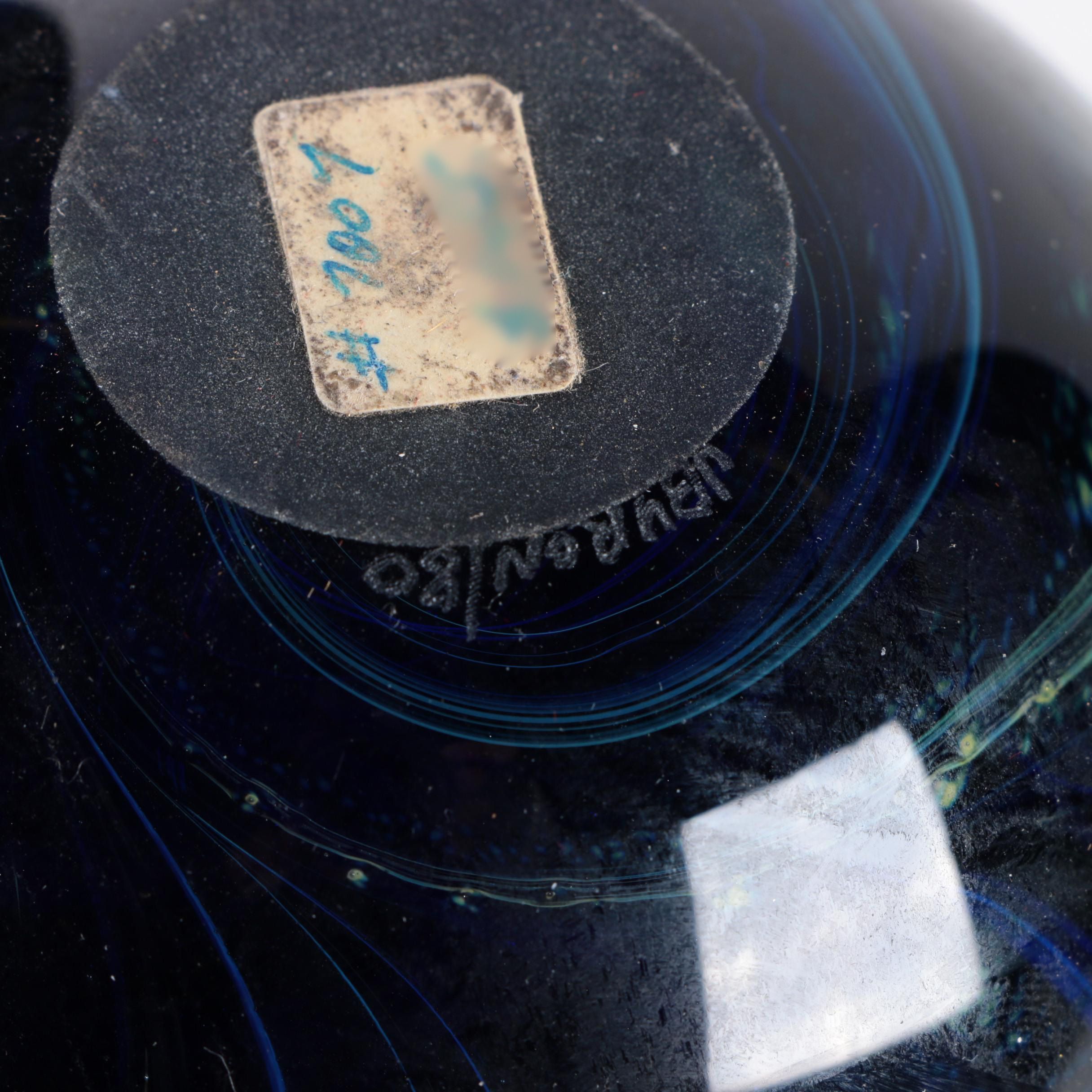 Vintage J. Byron Studio Art Glass Bud Vase