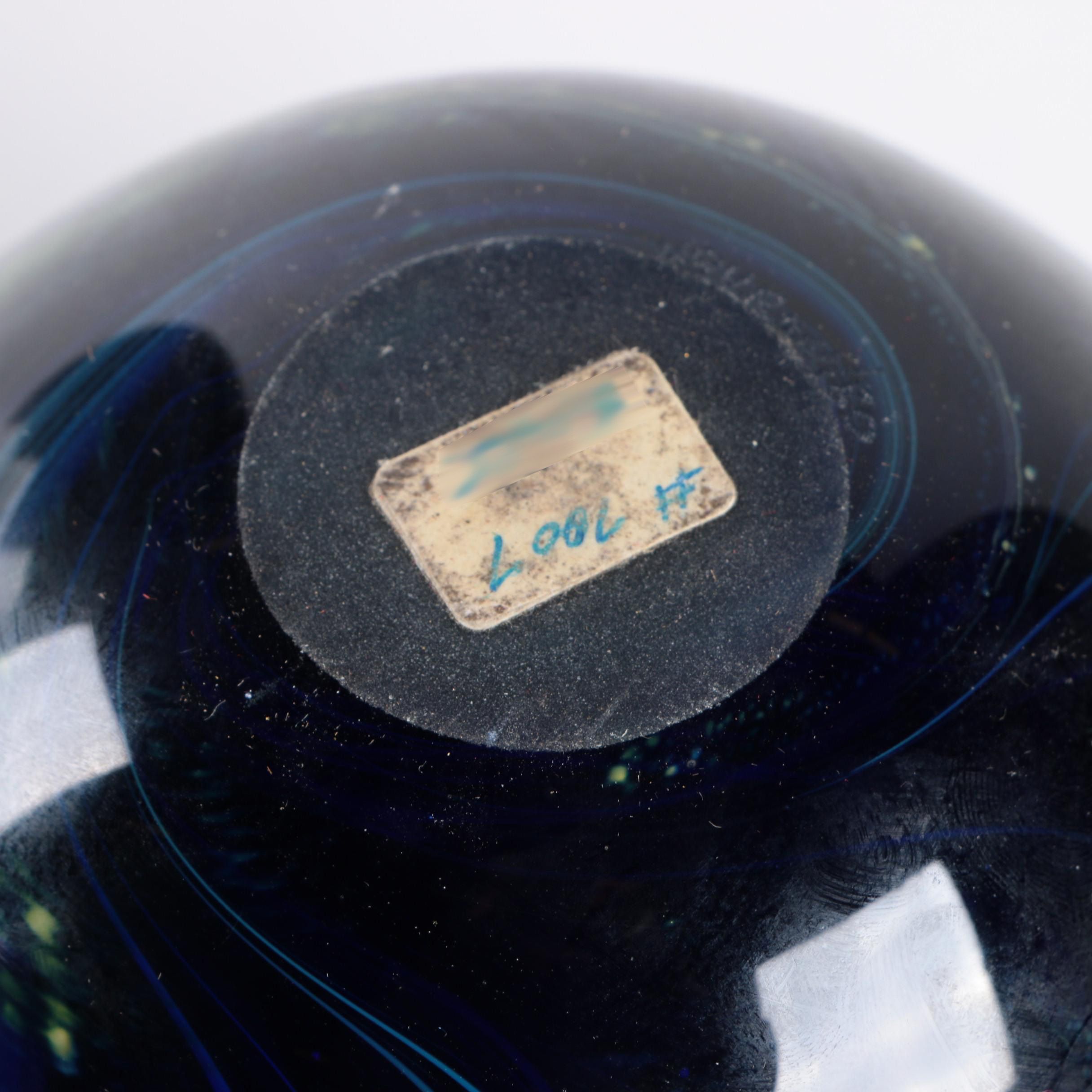 Vintage J. Byron Studio Art Glass Bud Vase