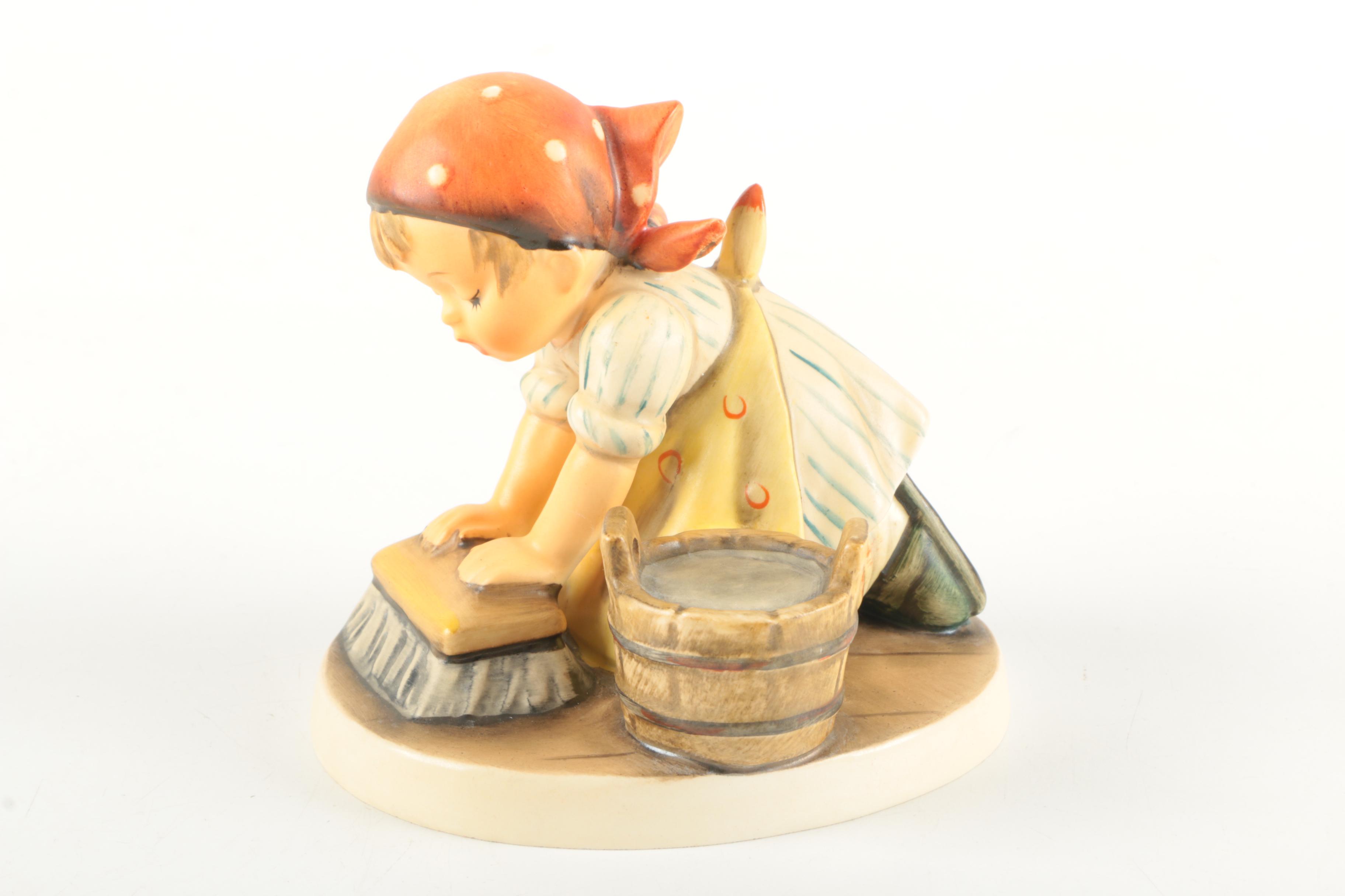Goebel Hummel "Farewell" and "Big Housecleaning" Figurines