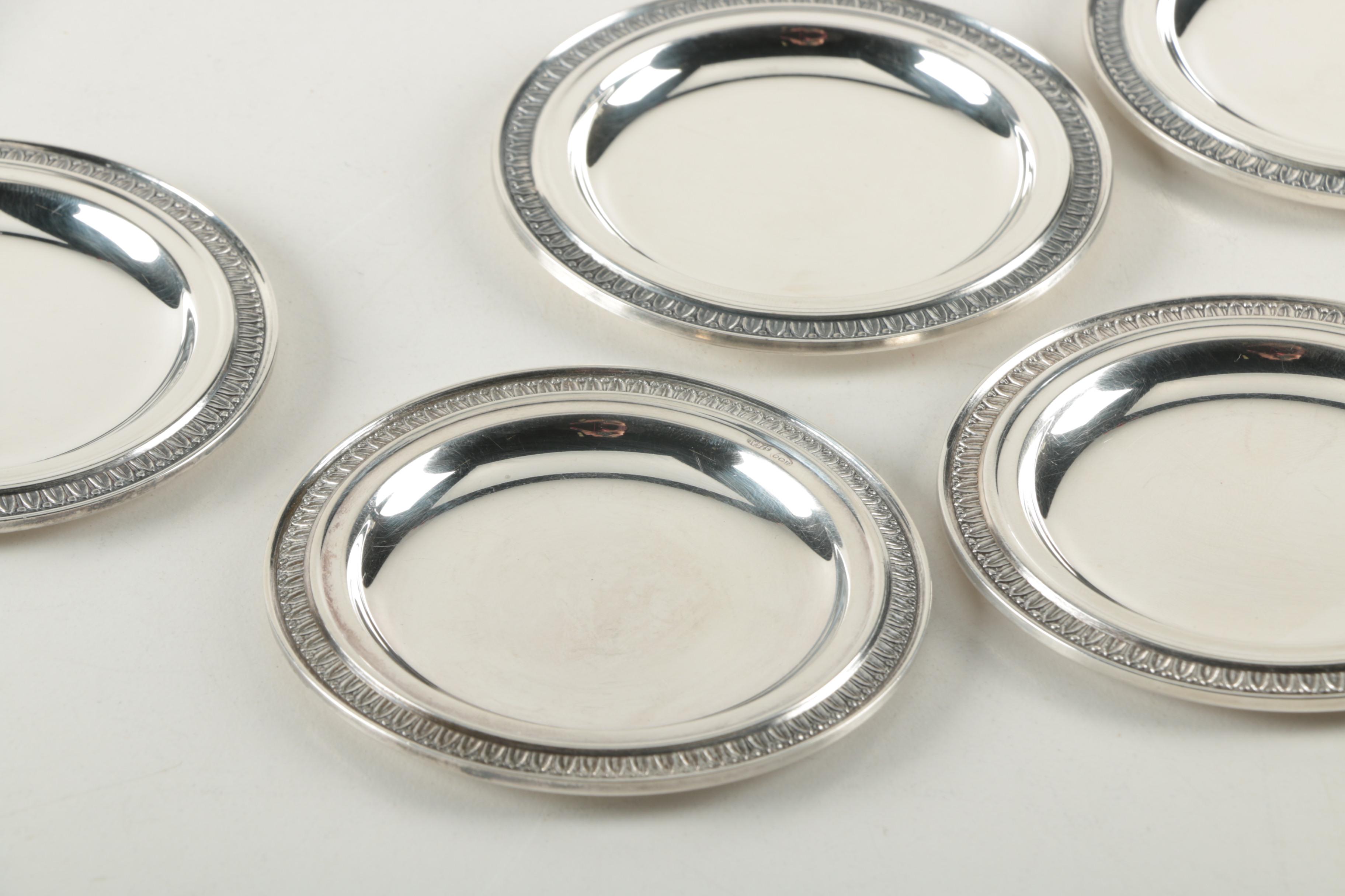 Vintage Perugia & C. Italian 800 Silver Dishes