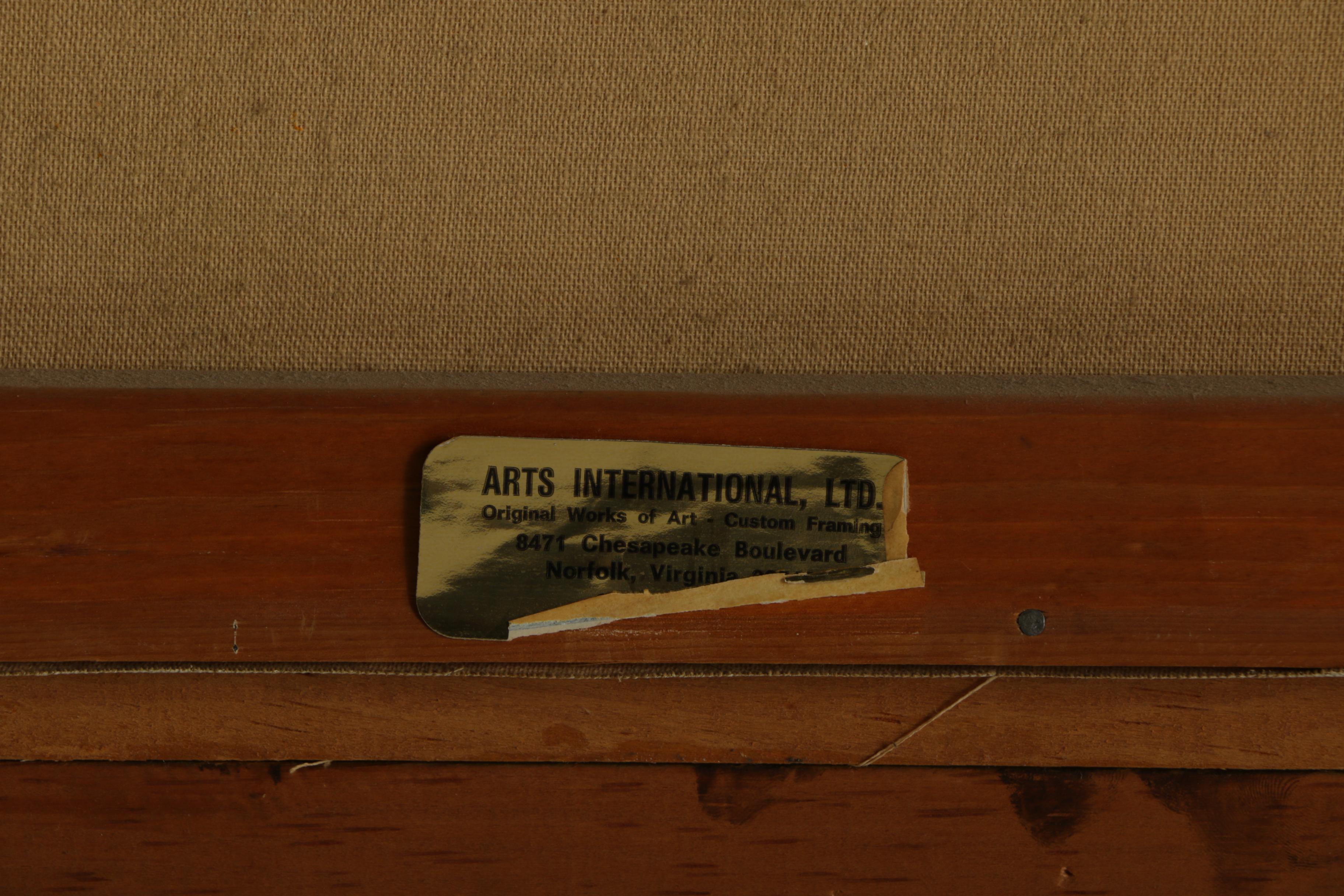 J. Sterk Oil Painting of Landscape