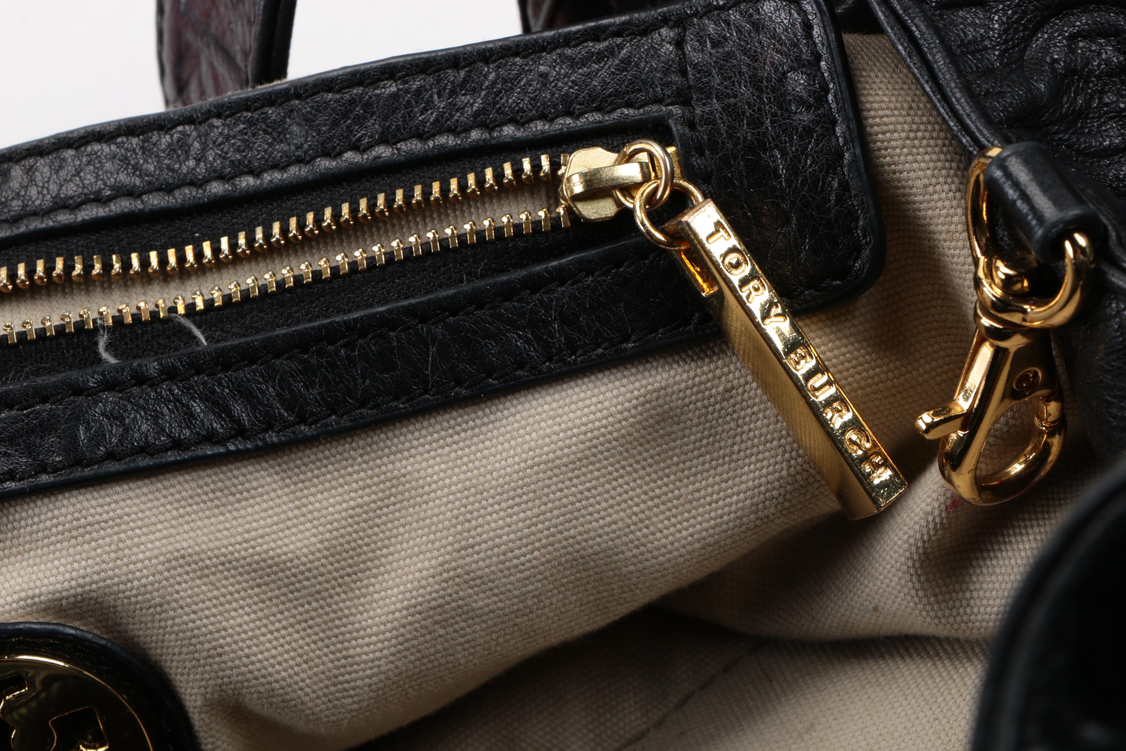 Tory Burch Black Leather Bag