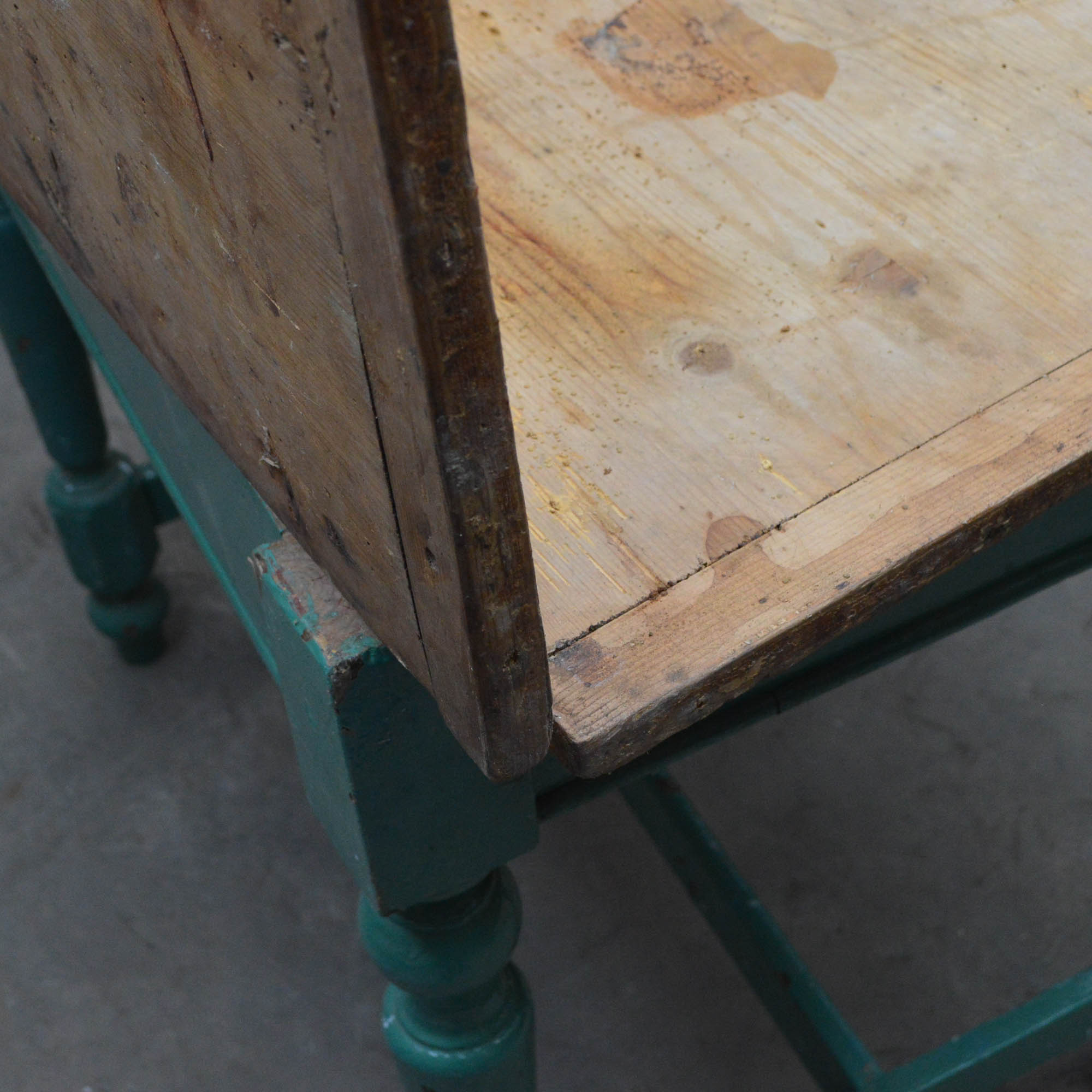 Vintage Painted Farmhouse Table