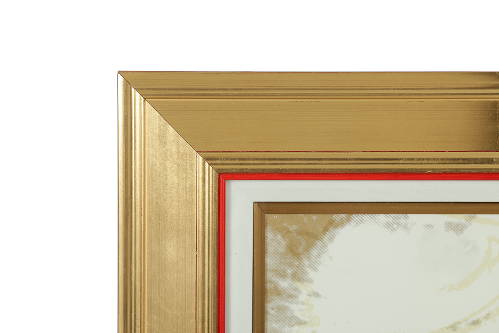 Andy Warhol Limited Edition Serigraph with Diamond Dust "Santa Claus"